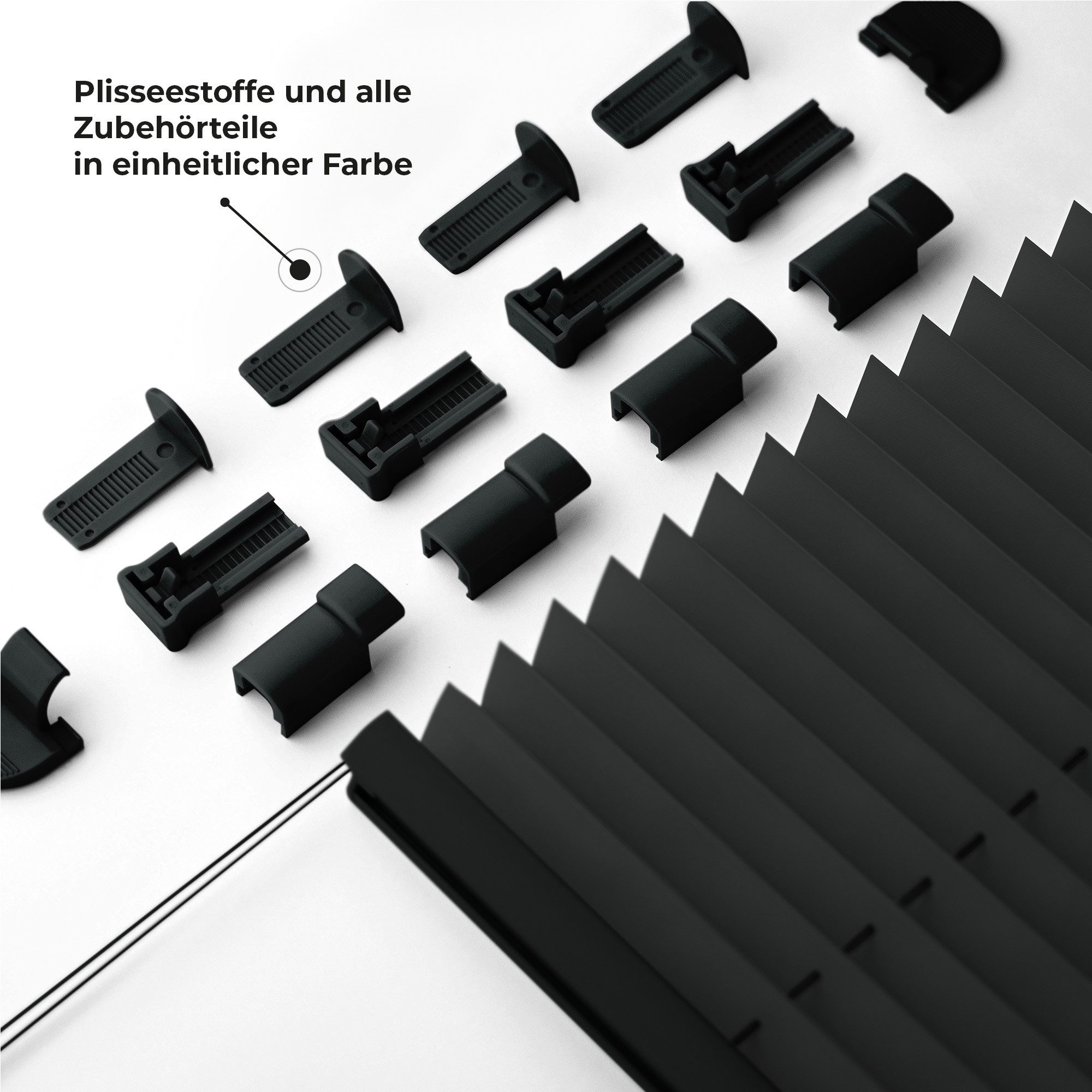 Sonello Plissee Klemmfix ohne Bohren, blickdicht, günstig online kaufen