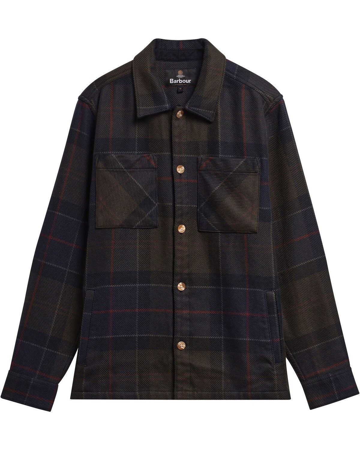 Barbour Hemdjacke Overshirt Oversized Tartan