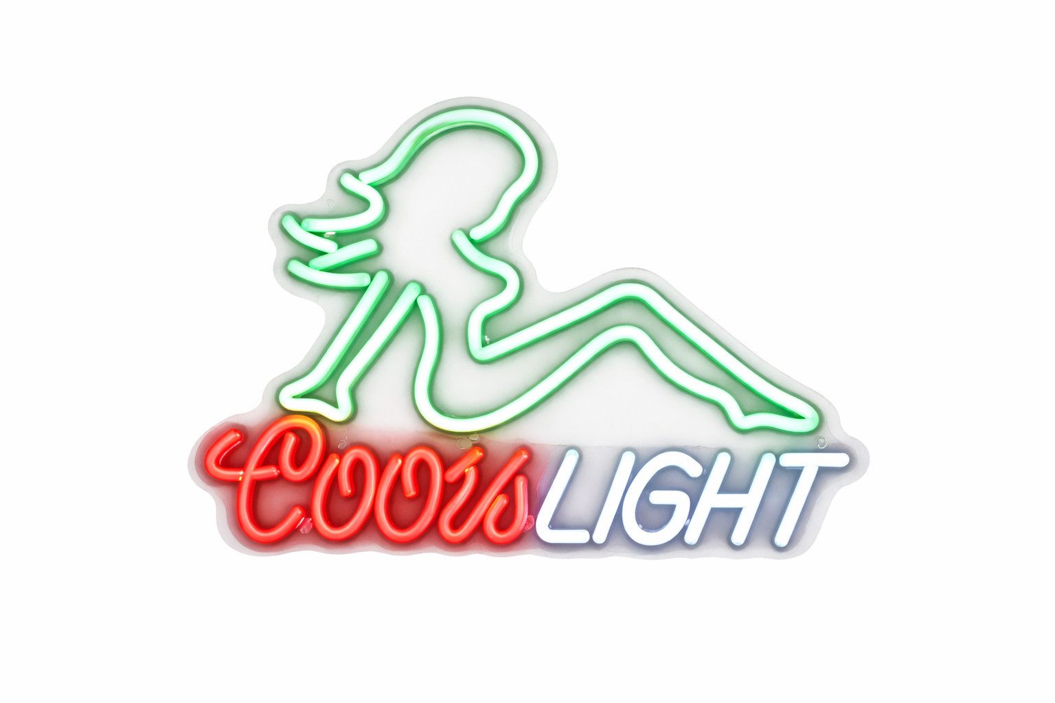 TSE LED Nachtlicht Neon LED Frau Licht Sexy Woman Sign Wanddeko Bar Schlafzimmer USB 40cm