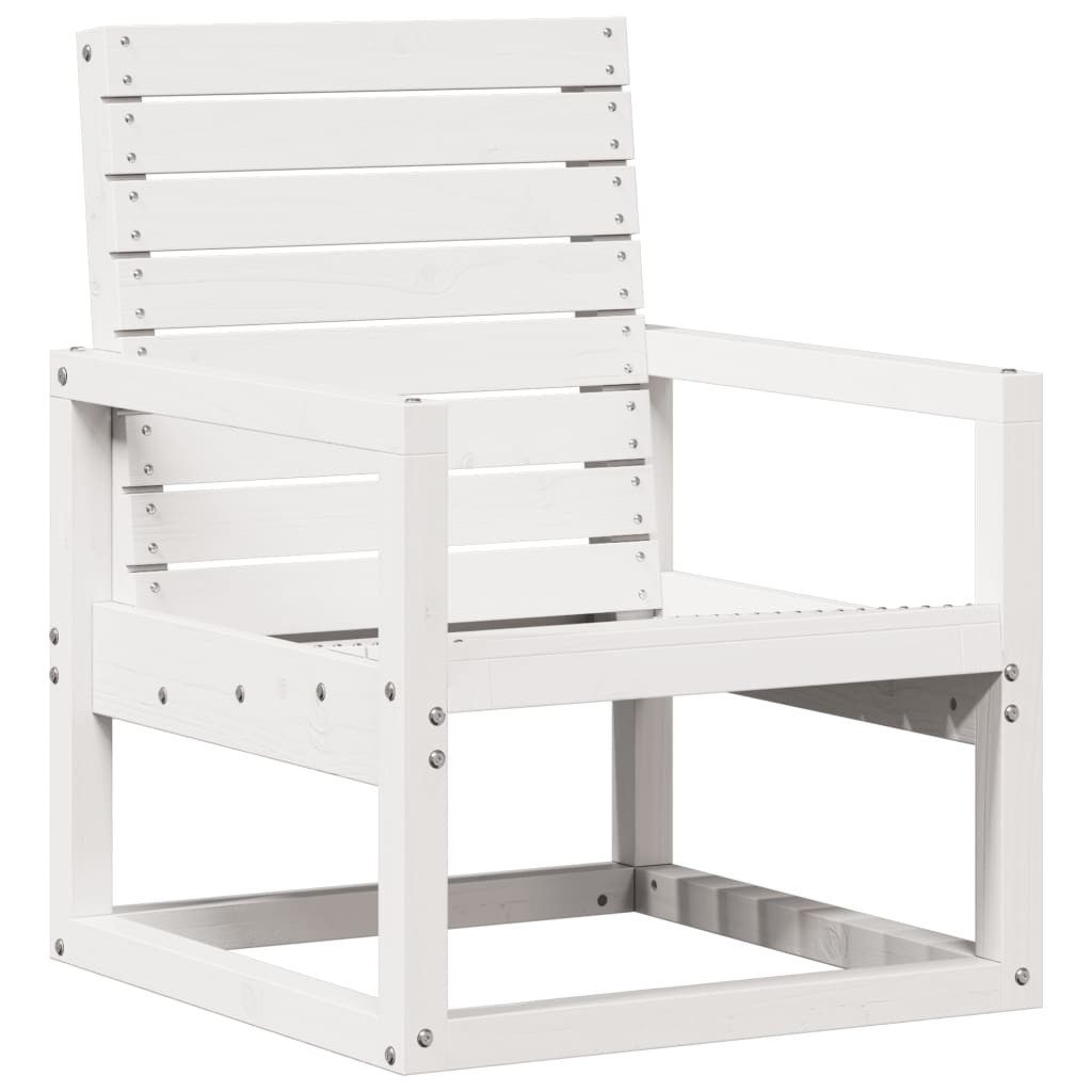 vidaXL Gartenstuhl Gartenstuhl Weiß 57,5x63x76 cm günstig online kaufen