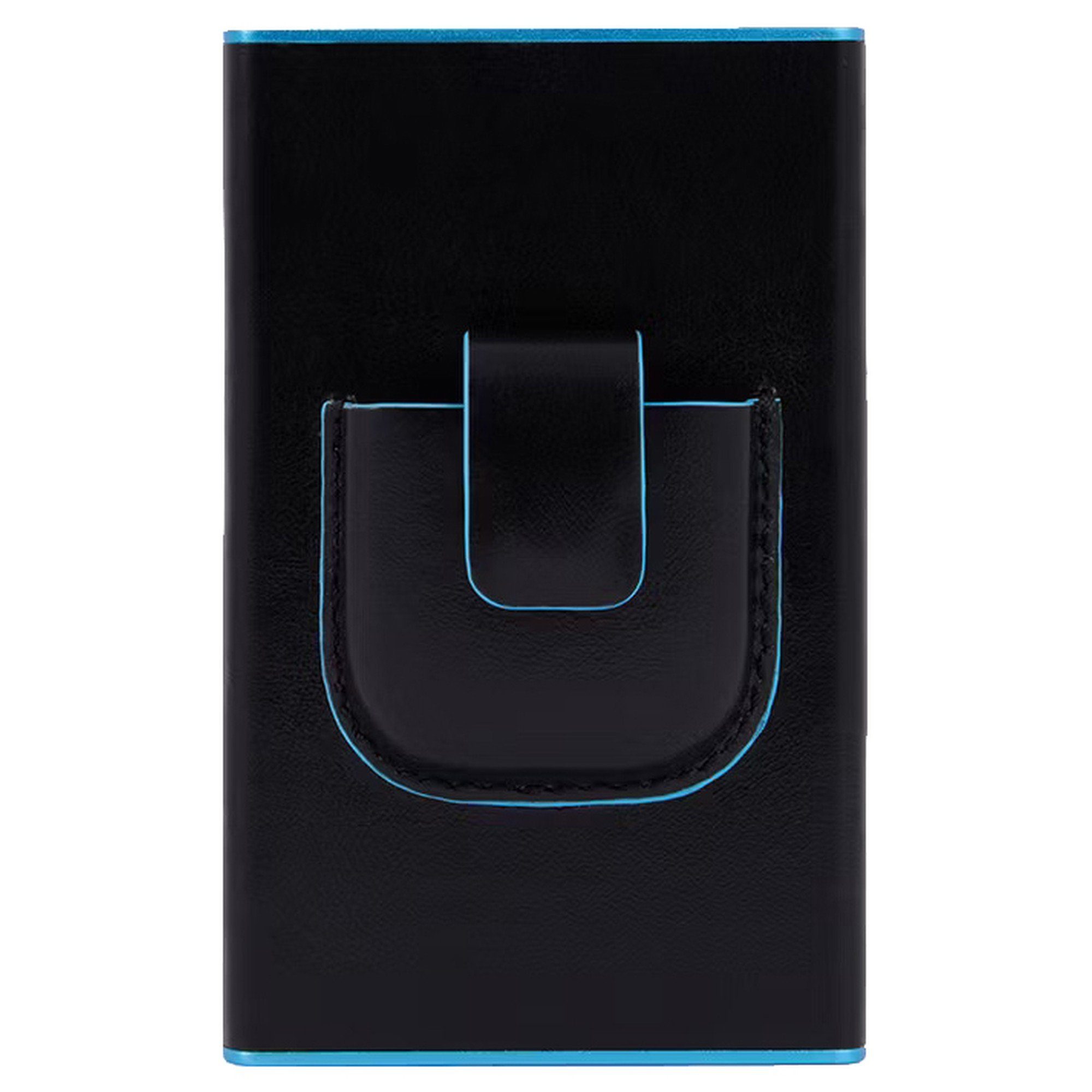 - Piquadro 10 Kreditkartenetui Square (1-tlg) cm 11cc Geldbörse black RFID Blue