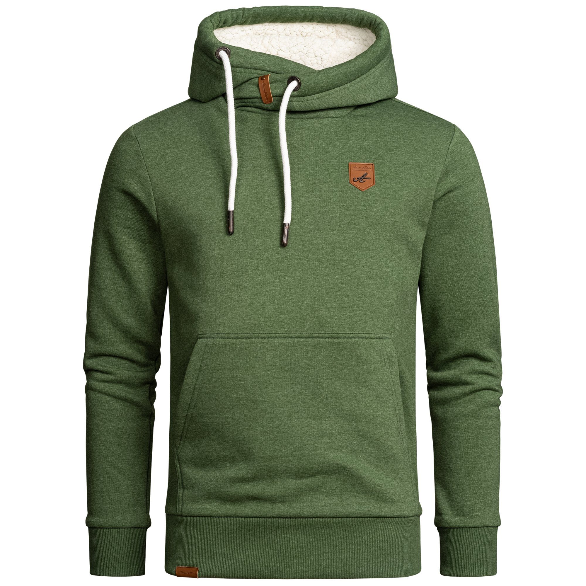 Amaci&Sons Kapuzenpullover YONKERS Kapuzenpullover mit Plüsch-Kapuze günstig online kaufen