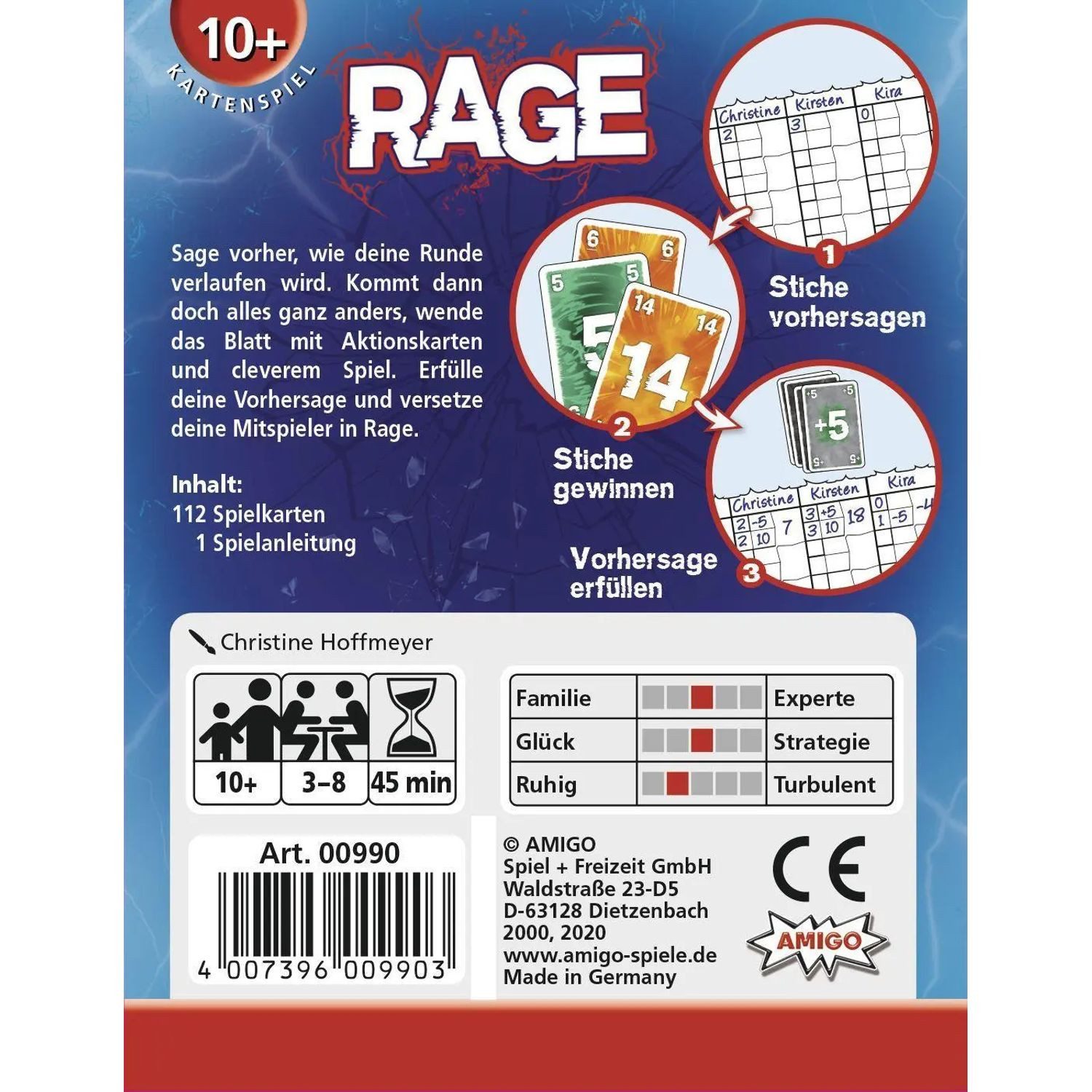 AMIGO Spiel Rage. Kartenspiel
