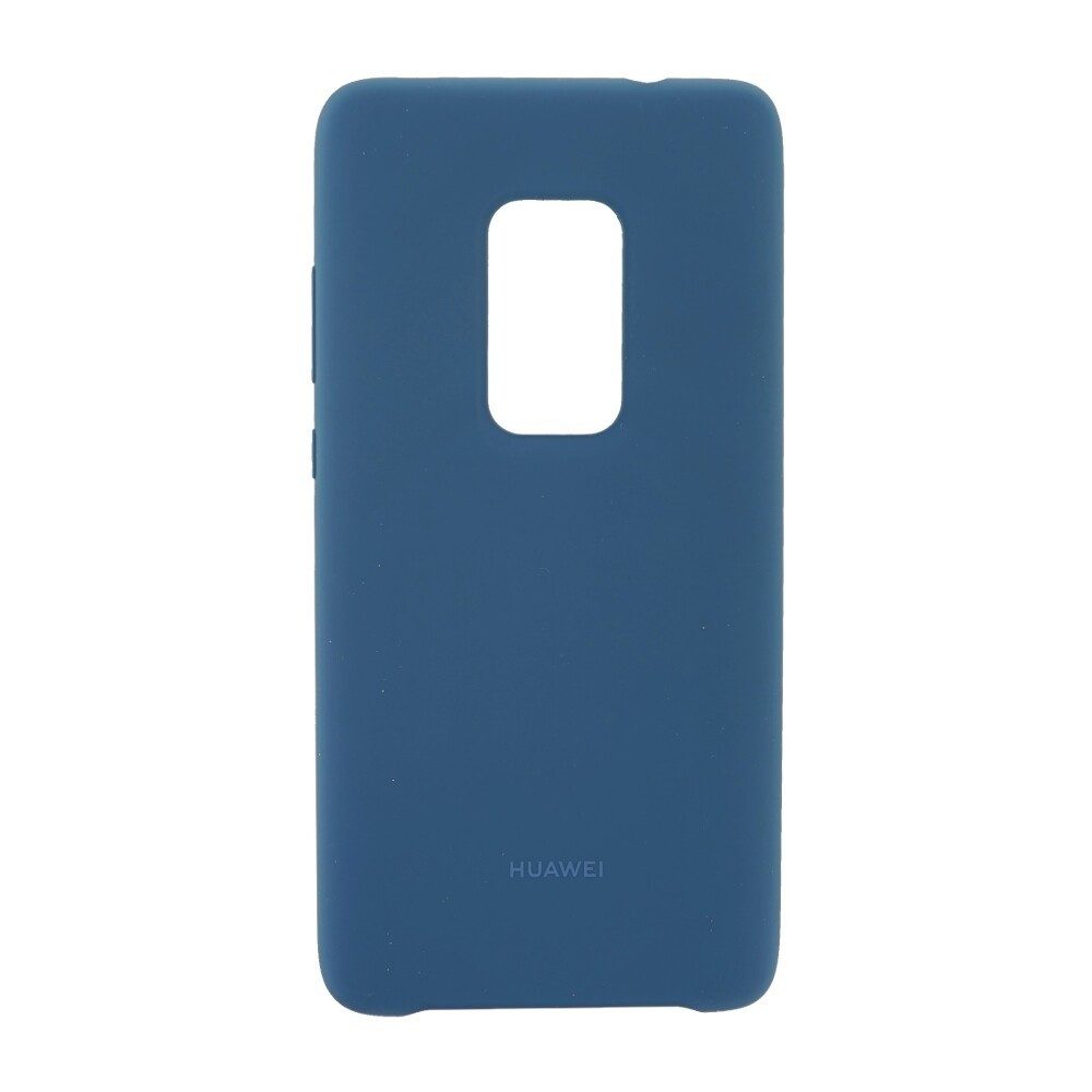 Huawei Handytasche Original Silikon Handyhülle für Huawei Mate 20 Blau 51992617 (Silikonhülle)