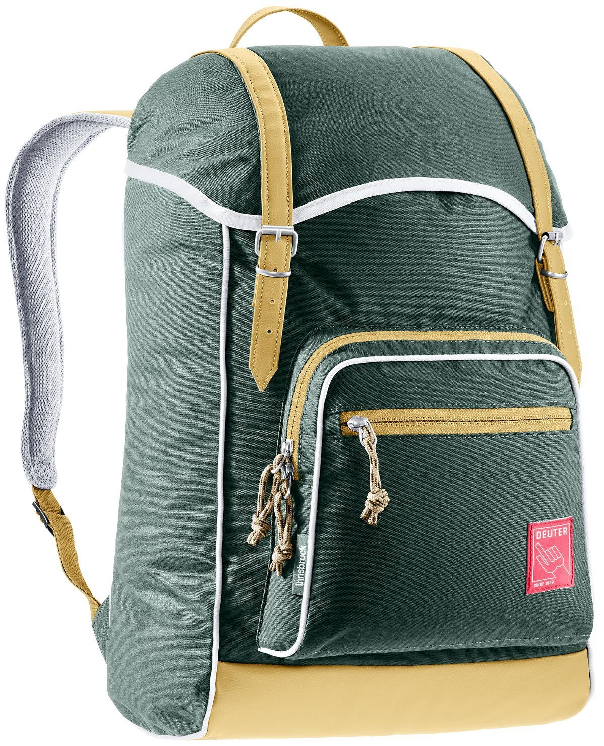 deuter Freizeitrucksack Innsbruck Rucksack Daypack 22 Laptopfach ivy-caramel 15-Zoll Liter