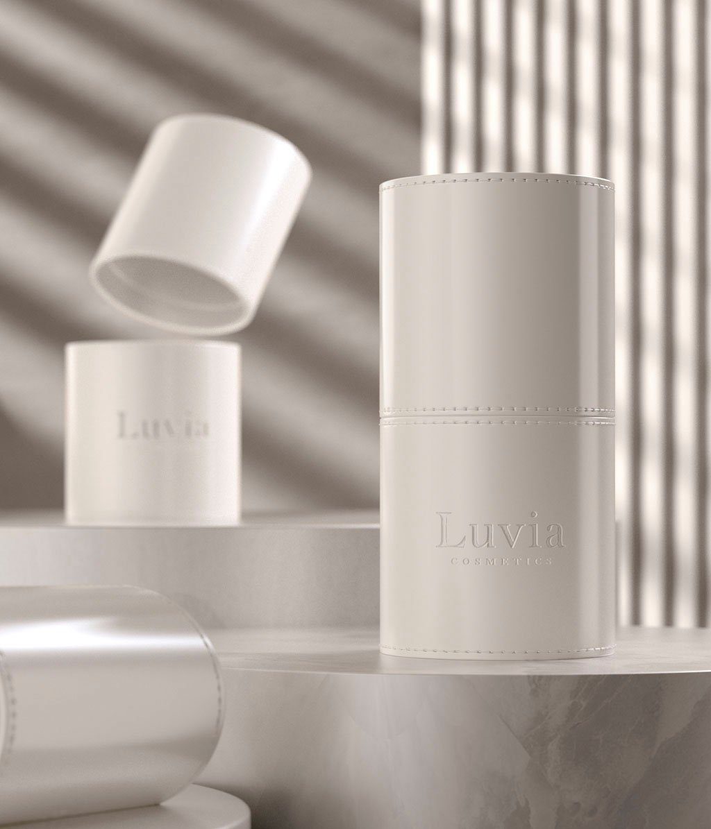 Luvia Cosmetics Kosmetiktasche Magnetic Brush Case, Ideale Pinselaufbewahrung, sauber, griffbereit, perfekt für Reisen.