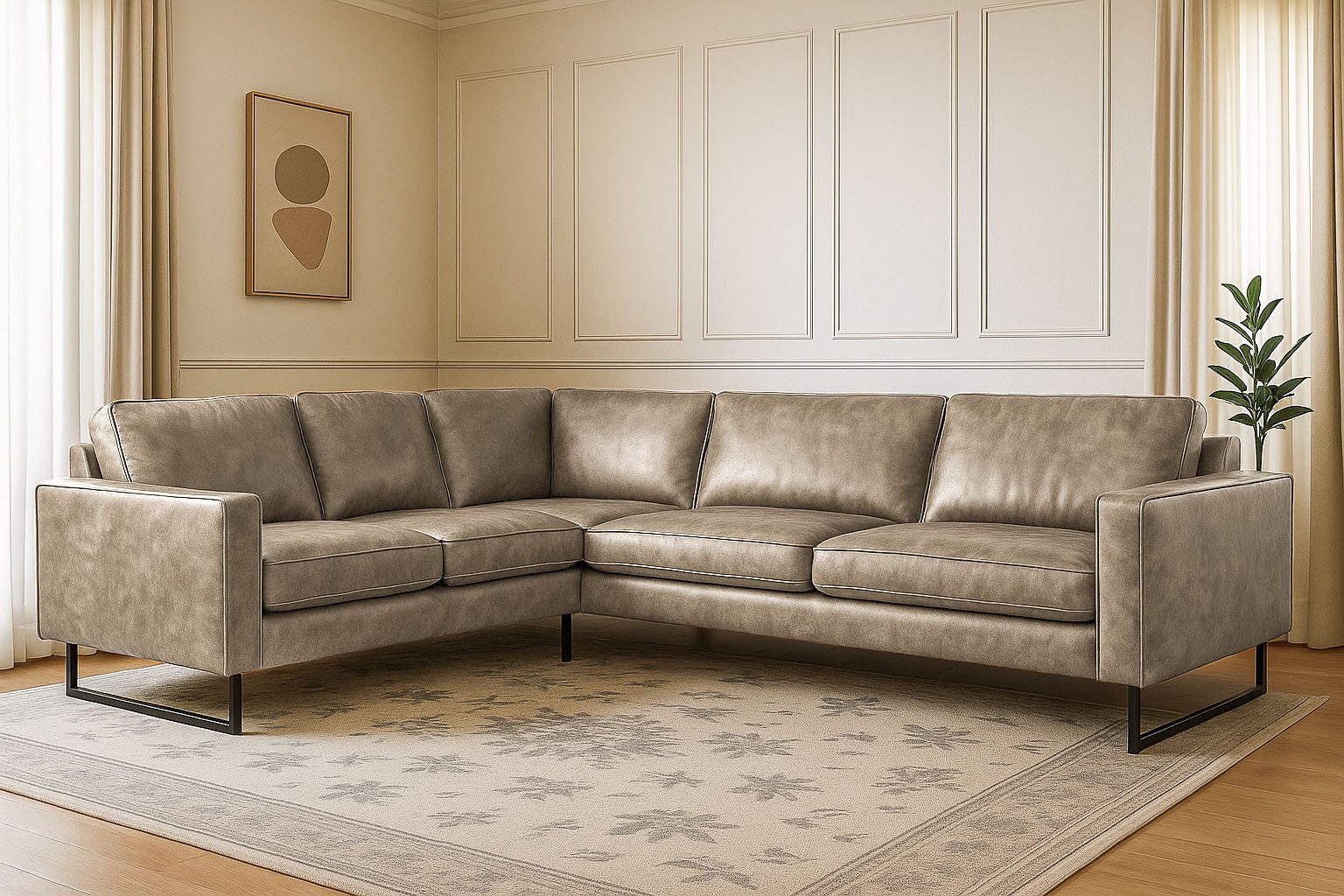 Places of Style Ecksofa Pinto, XXL, günstig online kaufen