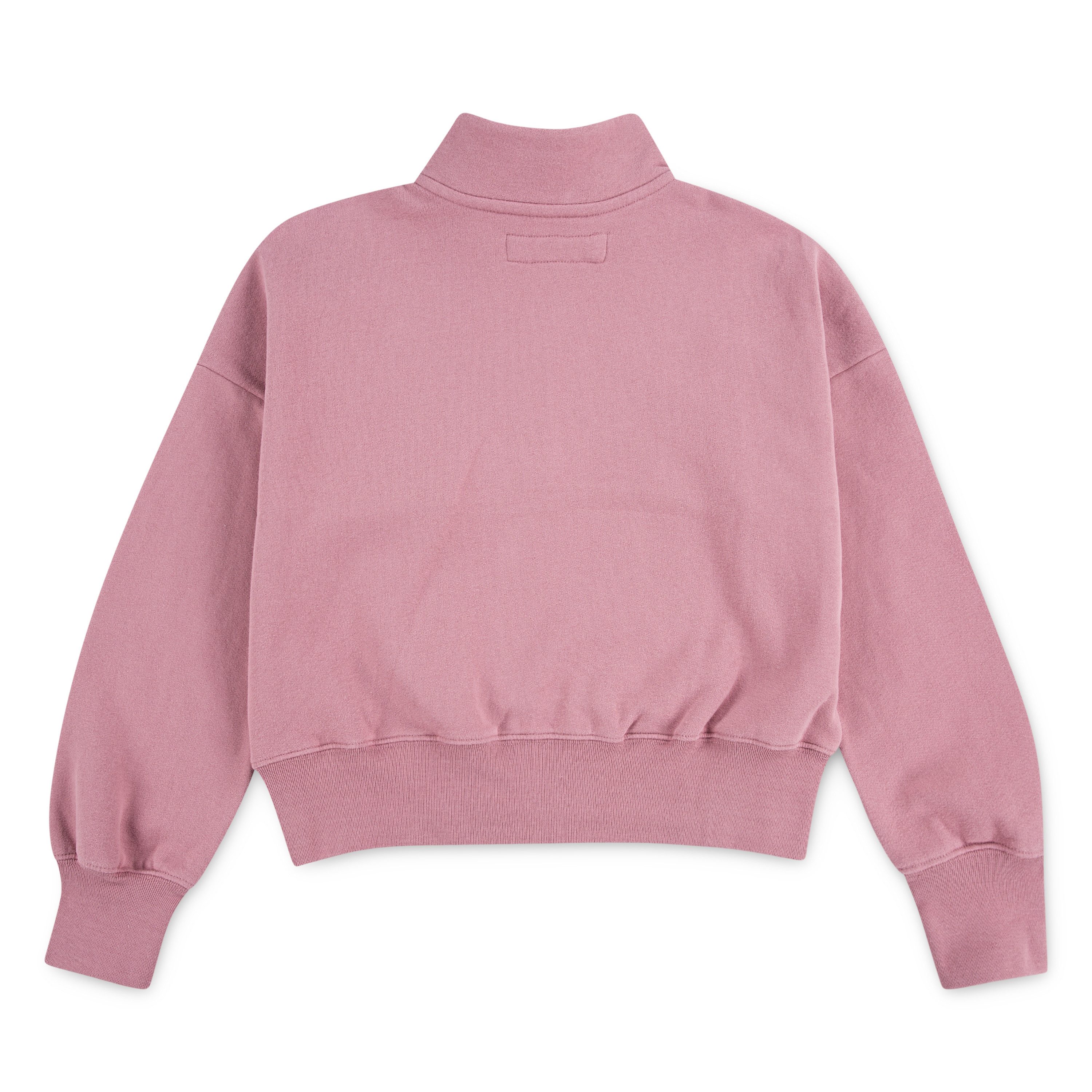 Abercrombie Kids Sweater AFG ESSENTIAL 1/4 ZIP PU mit Stehkragen und Zipper-Reißverschluss, for girls