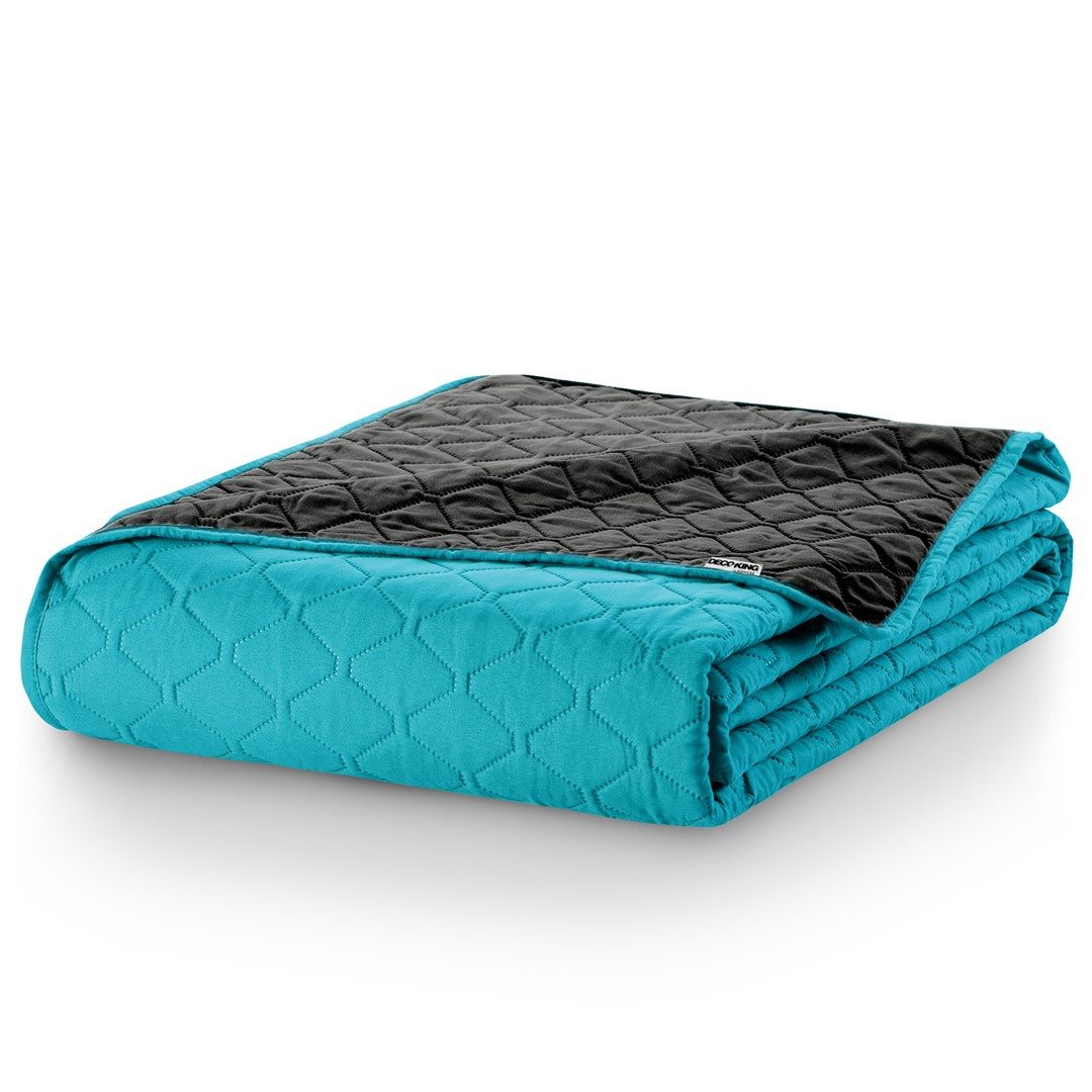 DecoKing Tagesdecke Bettüberwurf mit Uni Wendedesign günstig online kaufen