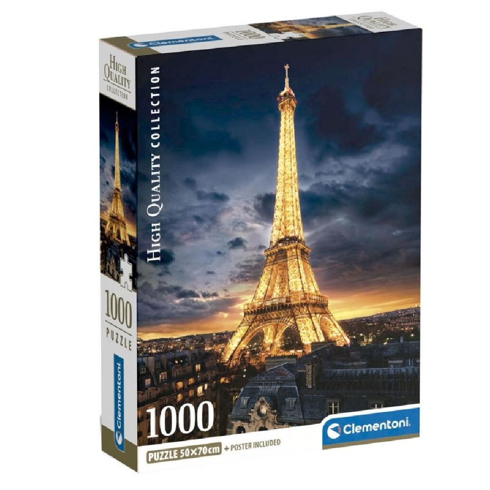Clementoni® Пазлы Tour Eiffel puzzle 1000pcs, Пазлыteile