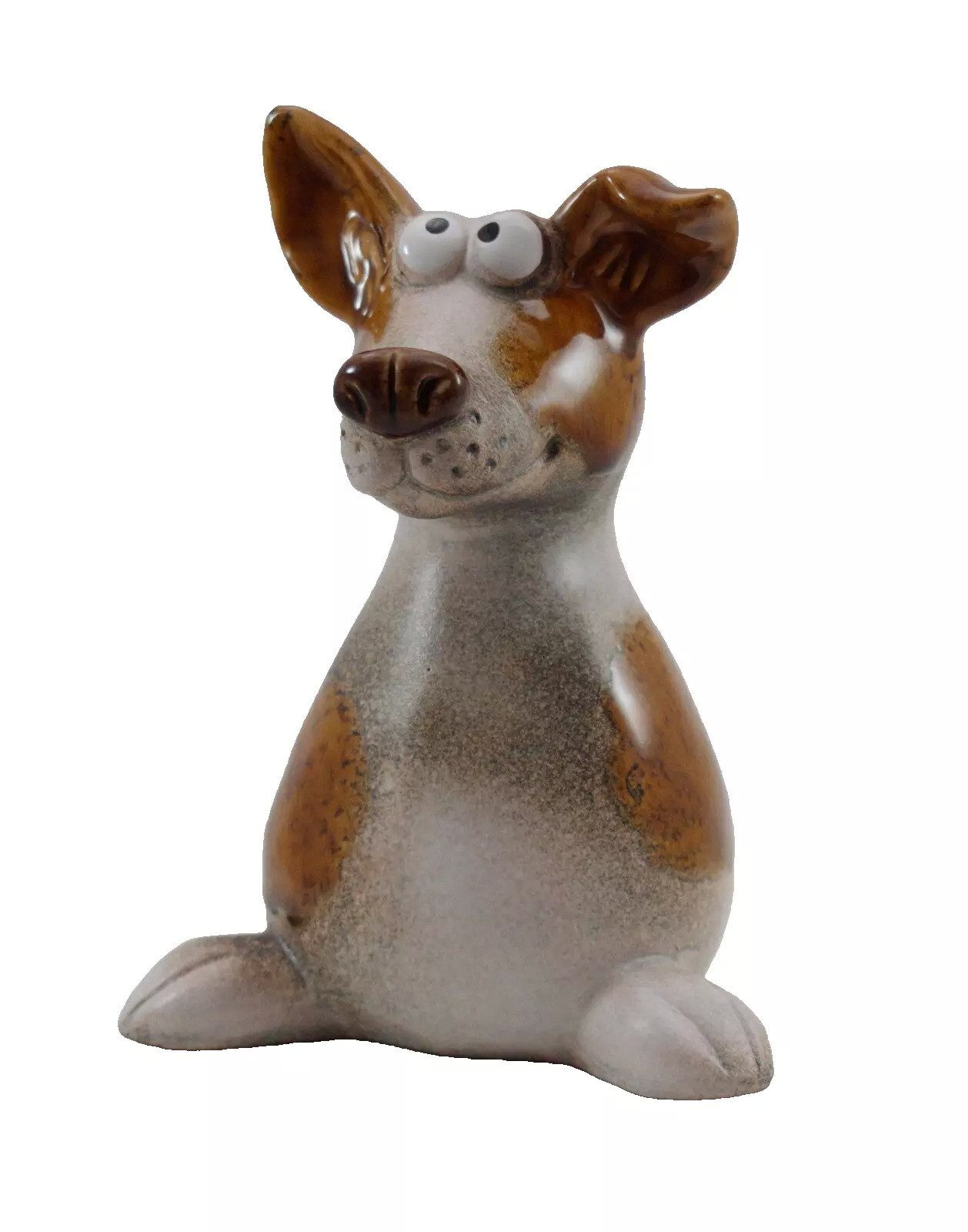Tierfigur Gartenstecker Zaunhocker Hund Garten Deko Tier Skulptur Figur Objekt