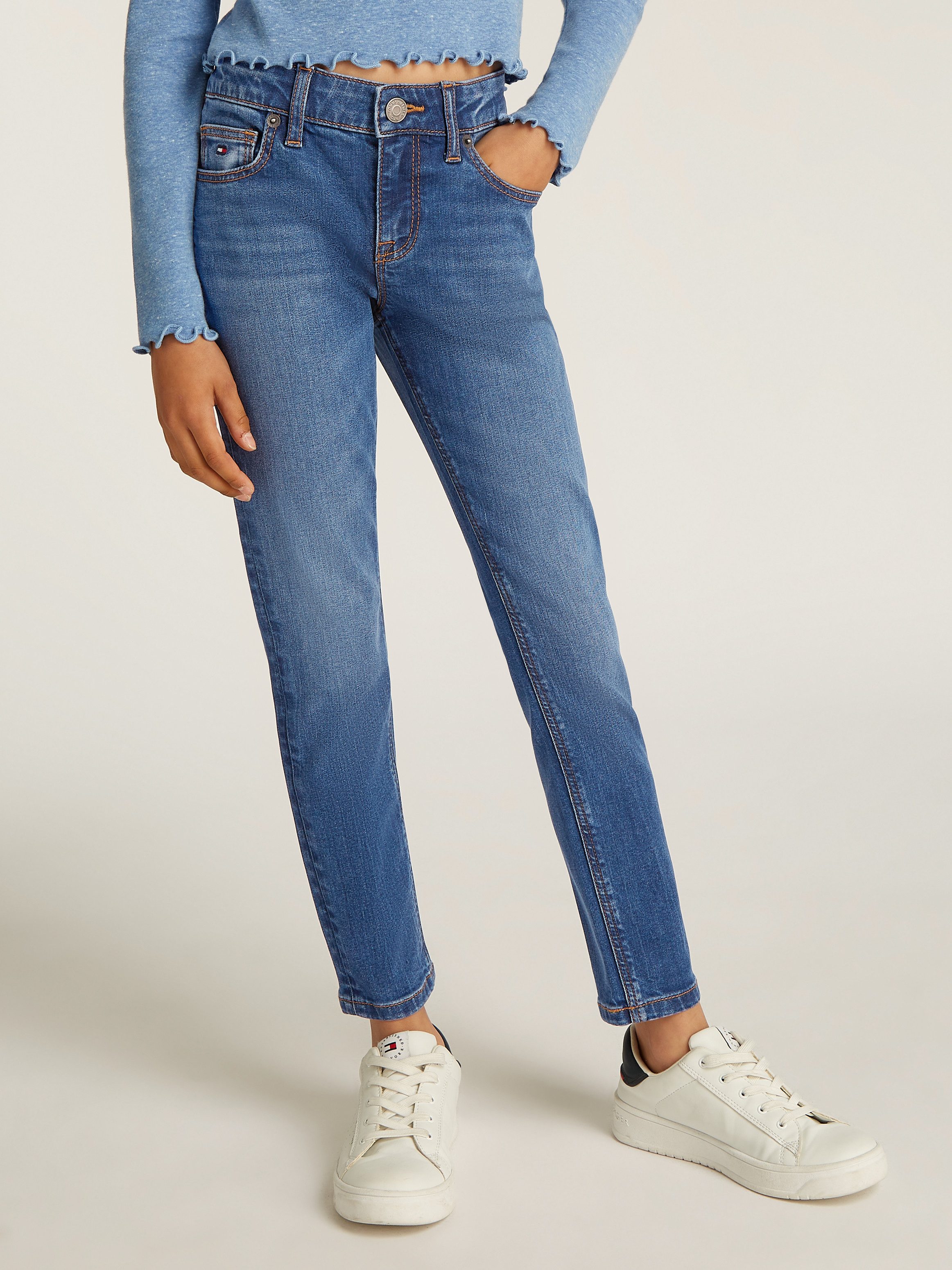 Tommy Hilfiger Skinny-fit-Jeans NORA SKINNY in blauer Waschung