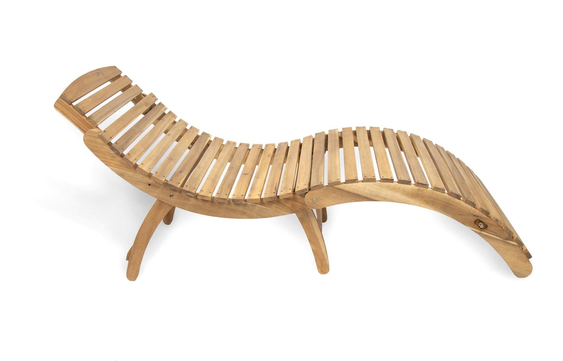 bellavista Home&Garden® Gartenliege Catania XXL Sonnenliege mit 75cm