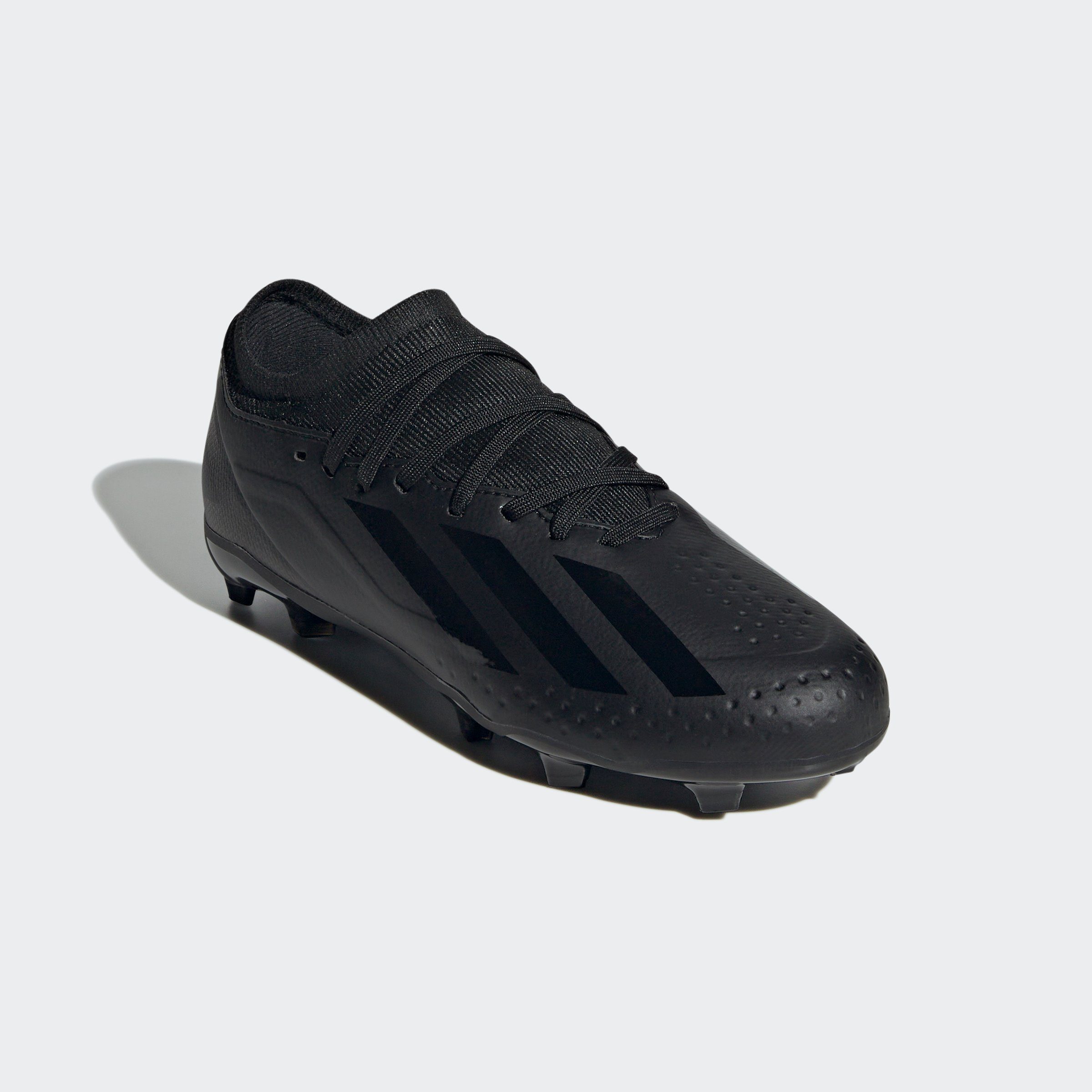 adidas Performance X CRAZYFAST.3 FG J Fußballschuh Core Black / Core Black / Core Black | Rasenfußballschuhe