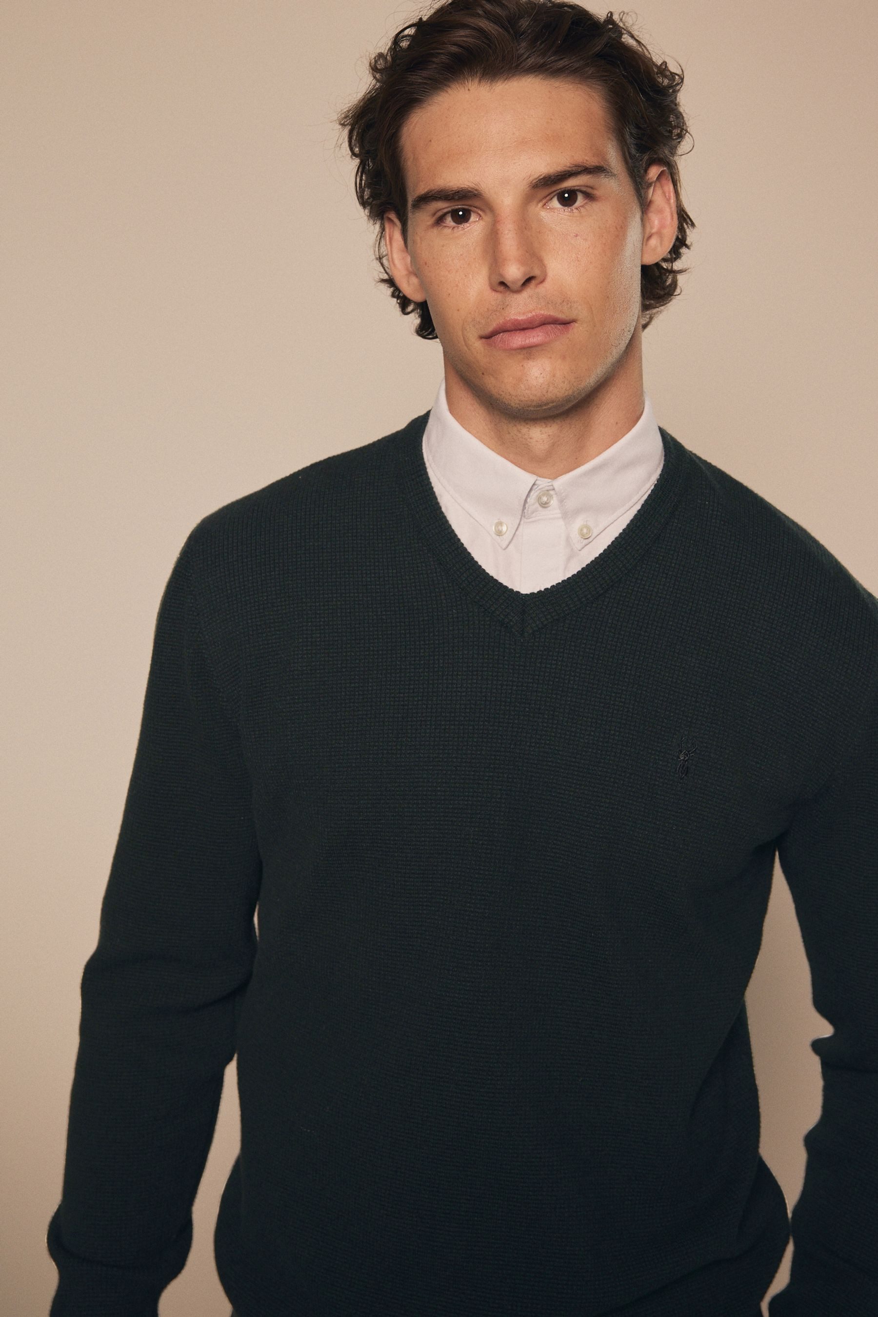 Next 2-in-1-Pullover Pullover mit Hemdkragen (1-tlg)