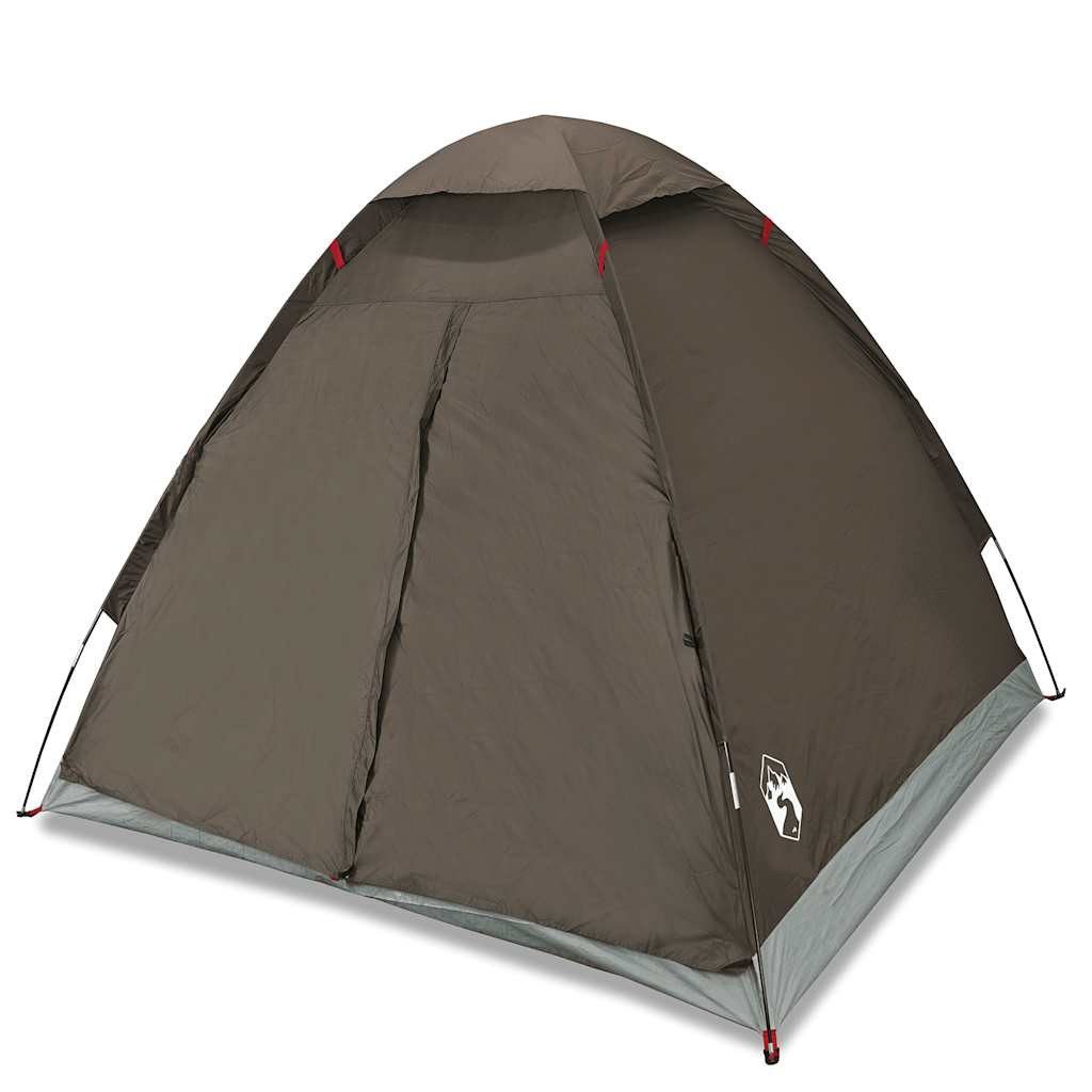 vidaXL Kuppelzelt Kuppel-Campingzelt 2 Personen Braun günstig online kaufen