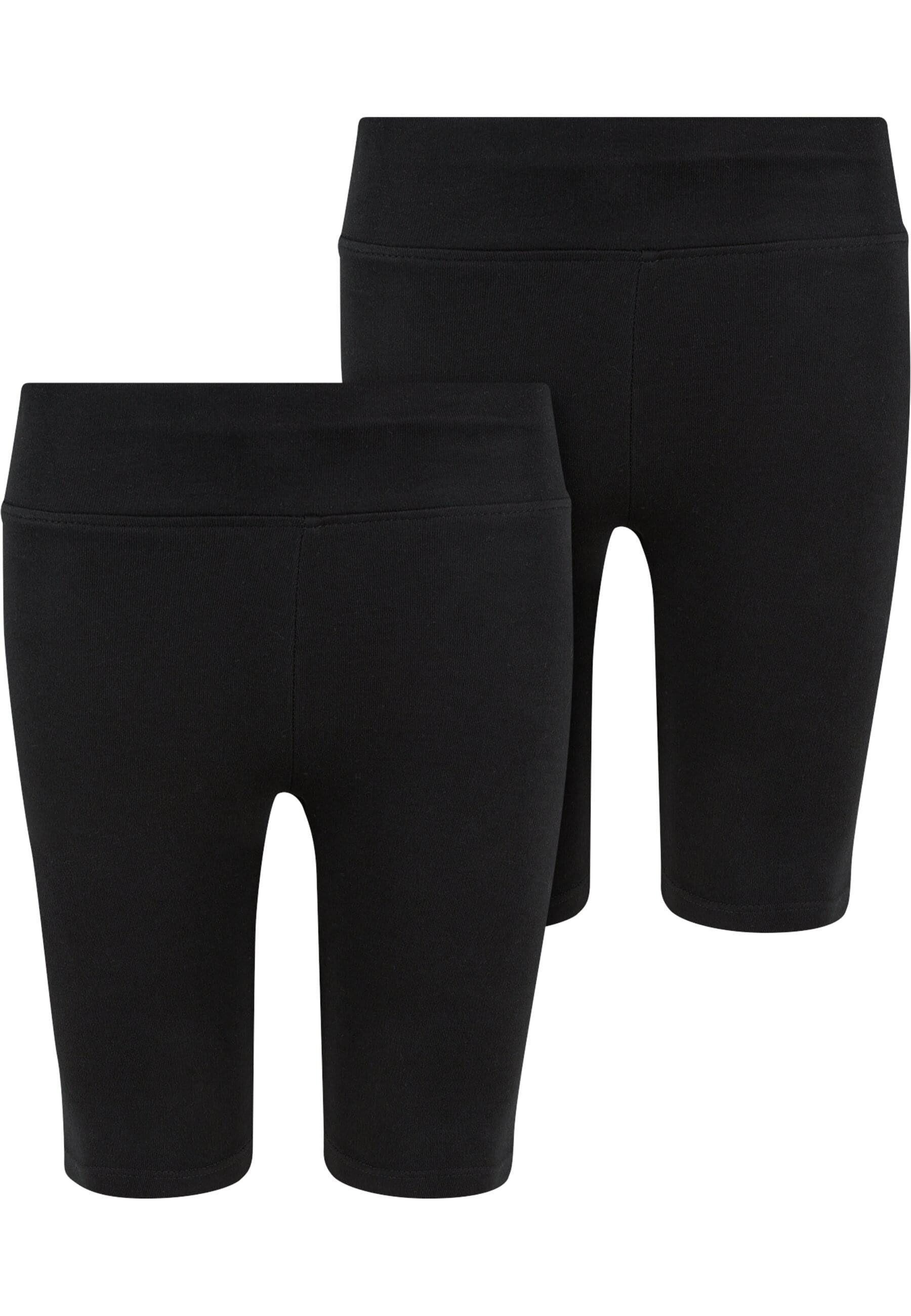 Radlerhose Urban Classics Damen Girls High Waist Cycle Shorts 2-Pack