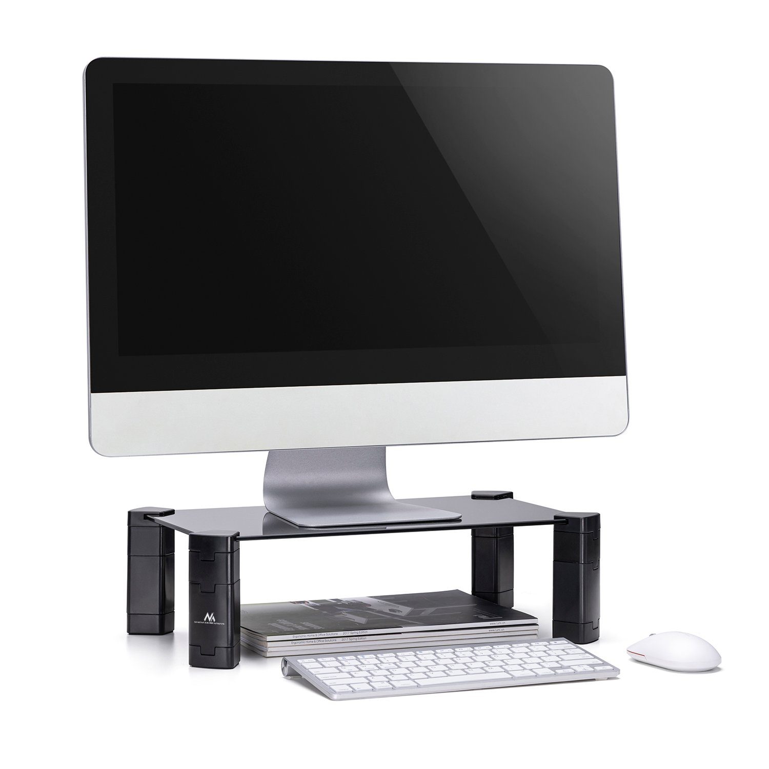Monitore Laptops; MC-934, Schreibtischaufsatz u. Höhe einstellbare für Maclean