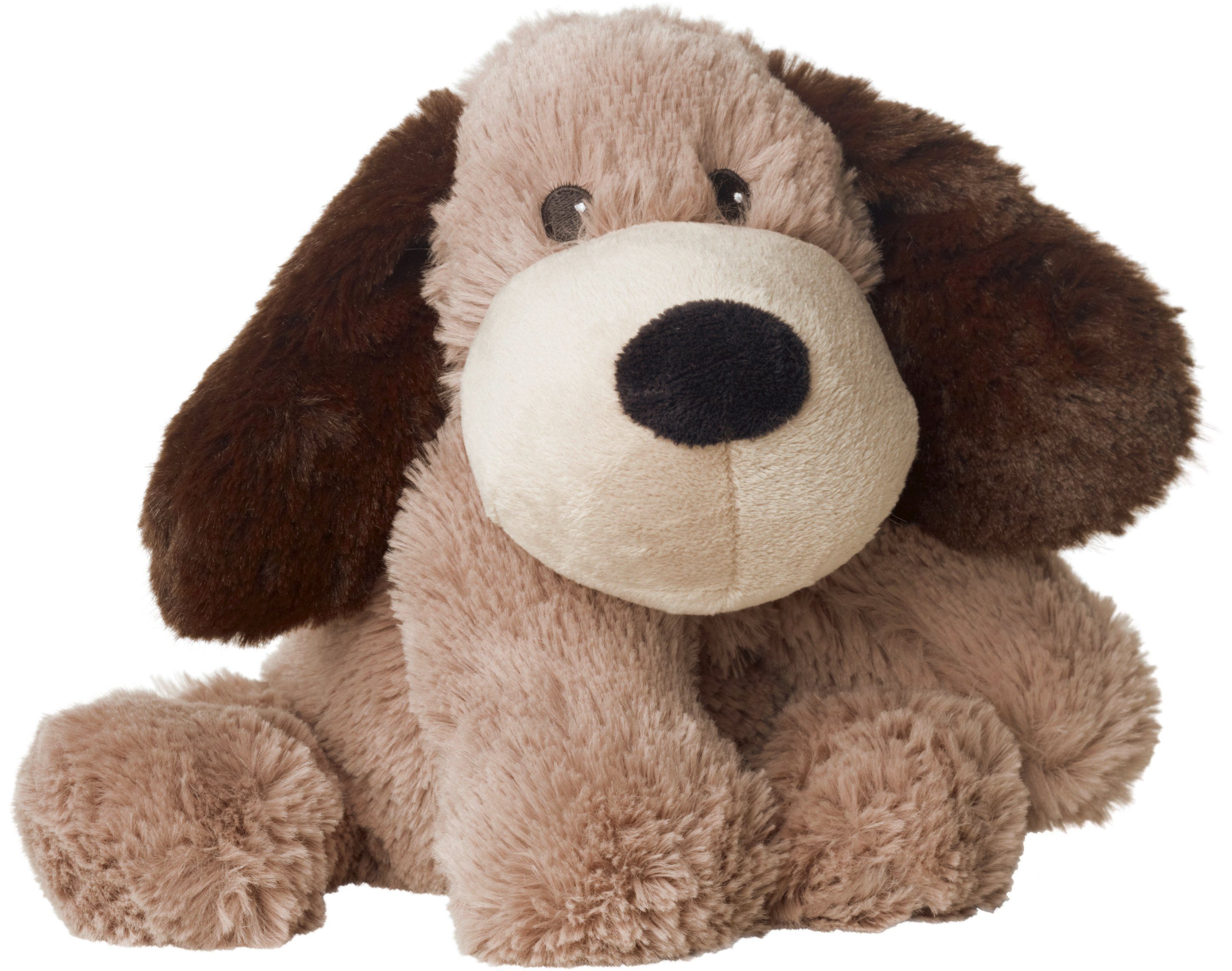 Warmies® Wärmekissen Hund Gary, für die Mikrowelle und den Backofen | Kinder-Körnerkissen