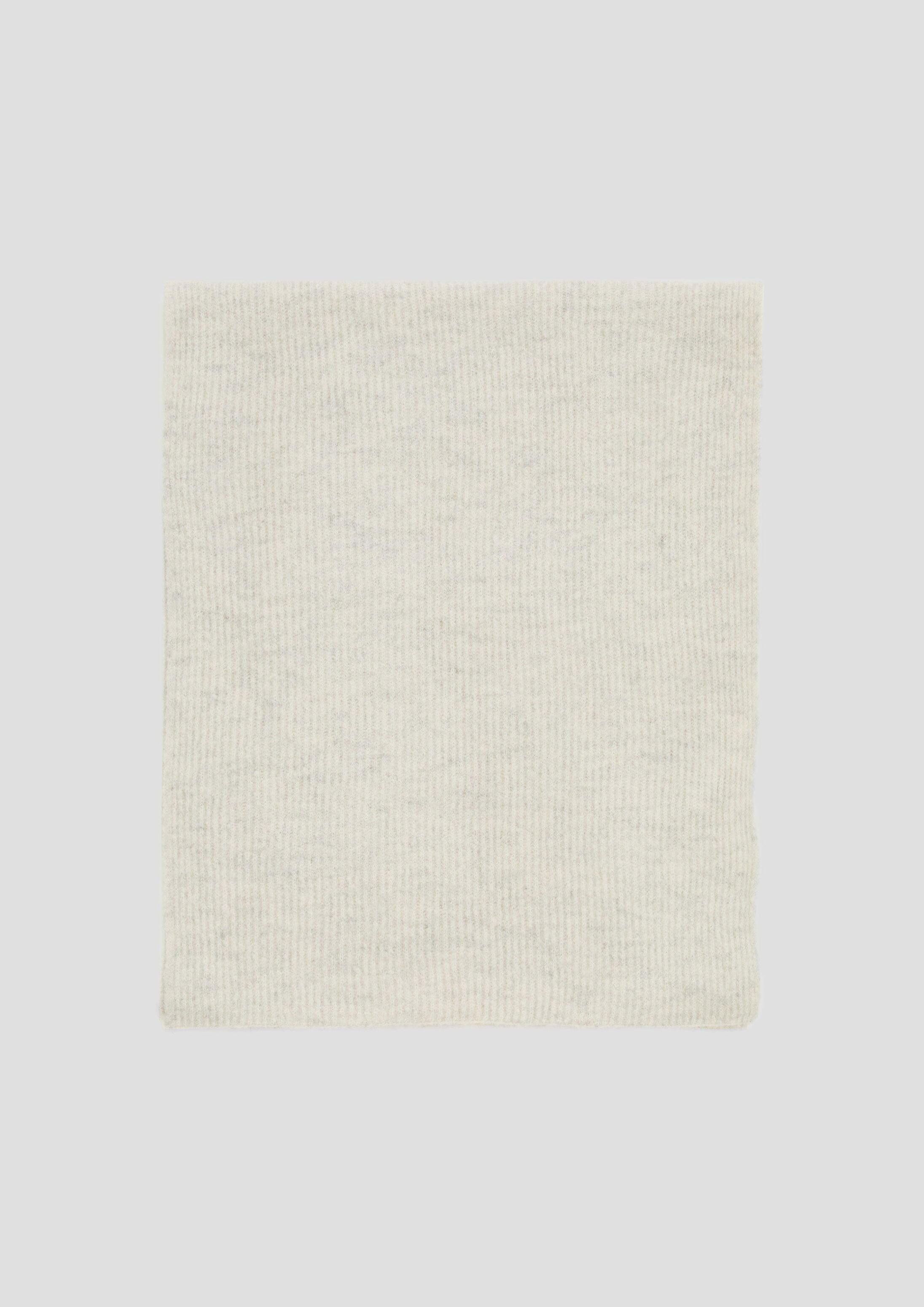 s.Oliver Schal Tuch, Rippstrick-Schal mit Wollanteil