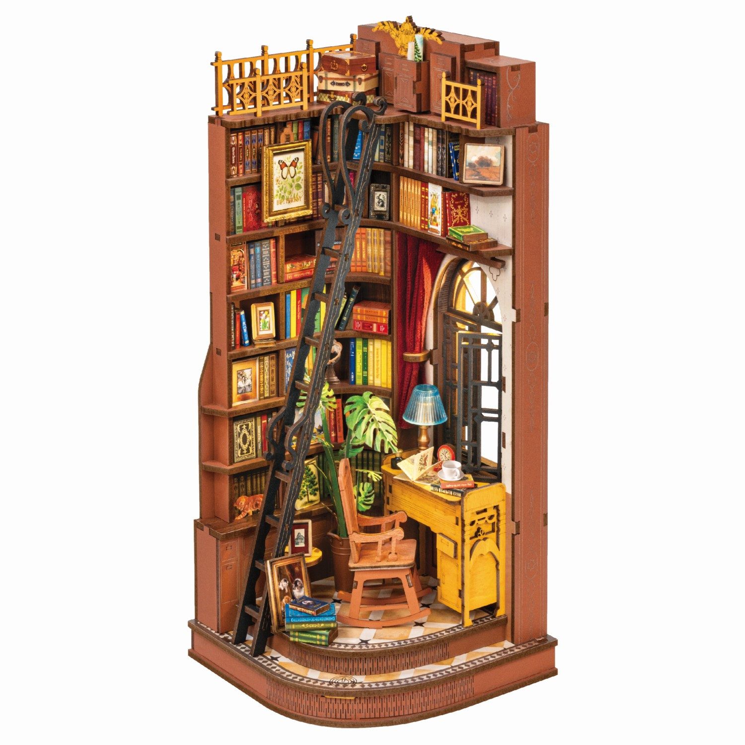 ROLIFE 3D-Puzzle Book Nook "Silent Corner Study", Puzzleteile