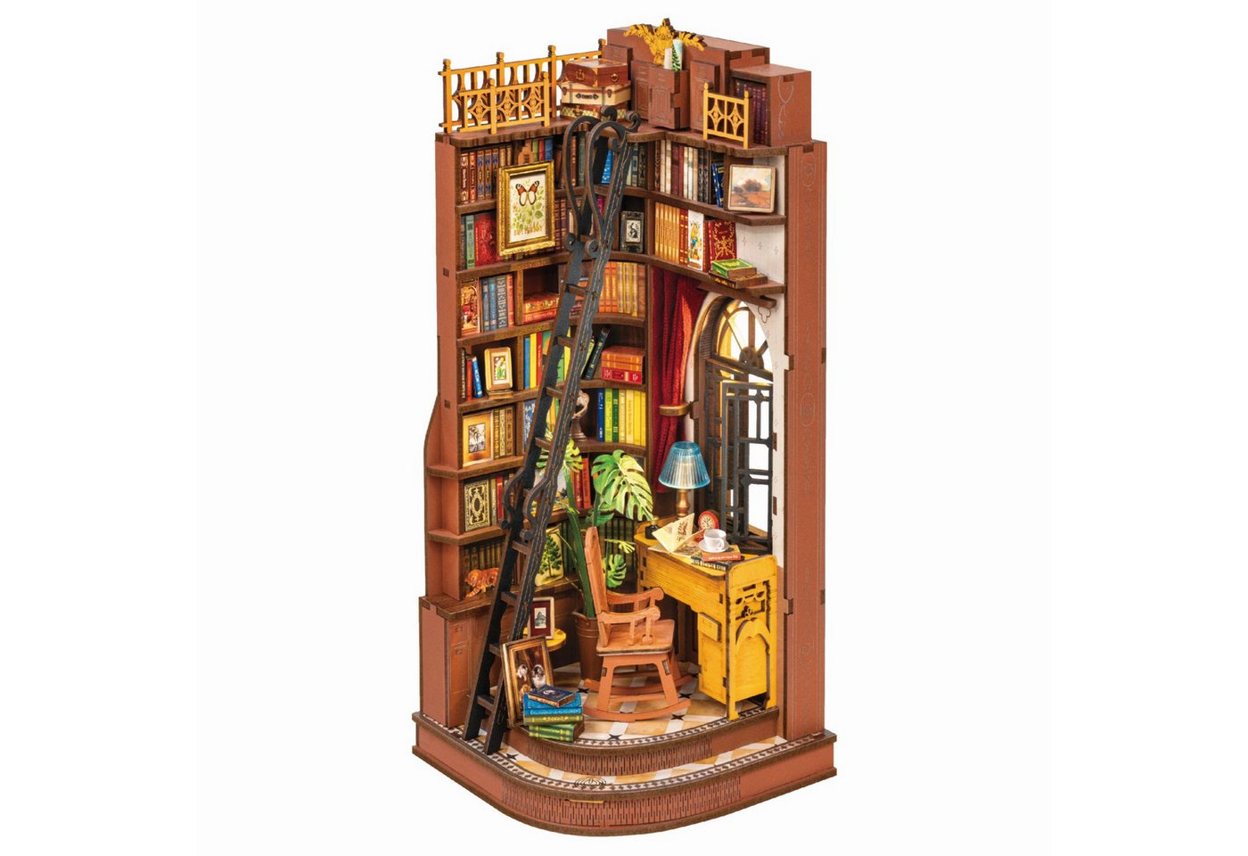 ROLIFE 3D-Puzzle Book Nook "Silent Corner Study", Puzzleteile