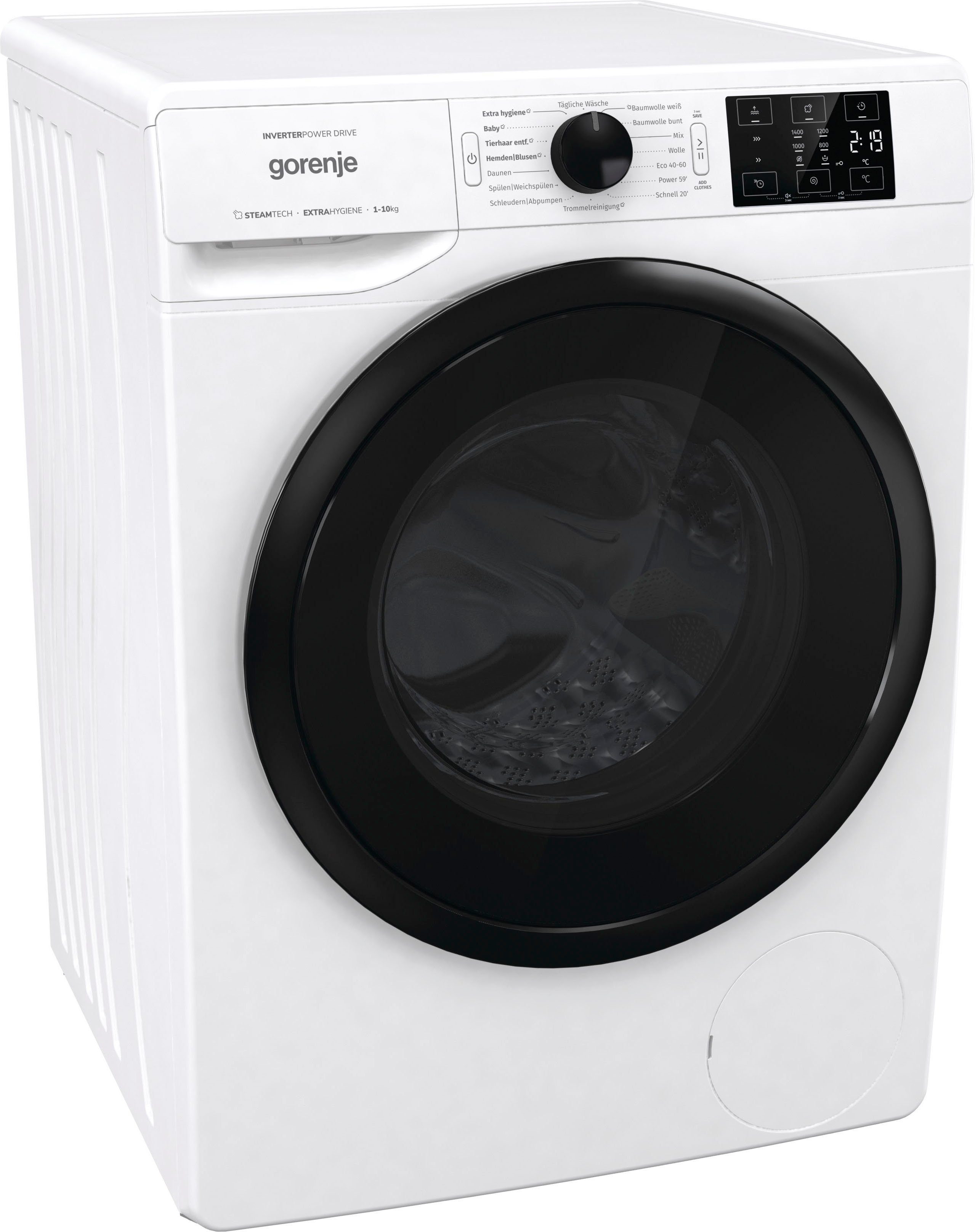 GORENJE Waschmaschine W2NEI 14 APS, 10 kg, 1400 U/min | Frontlader
