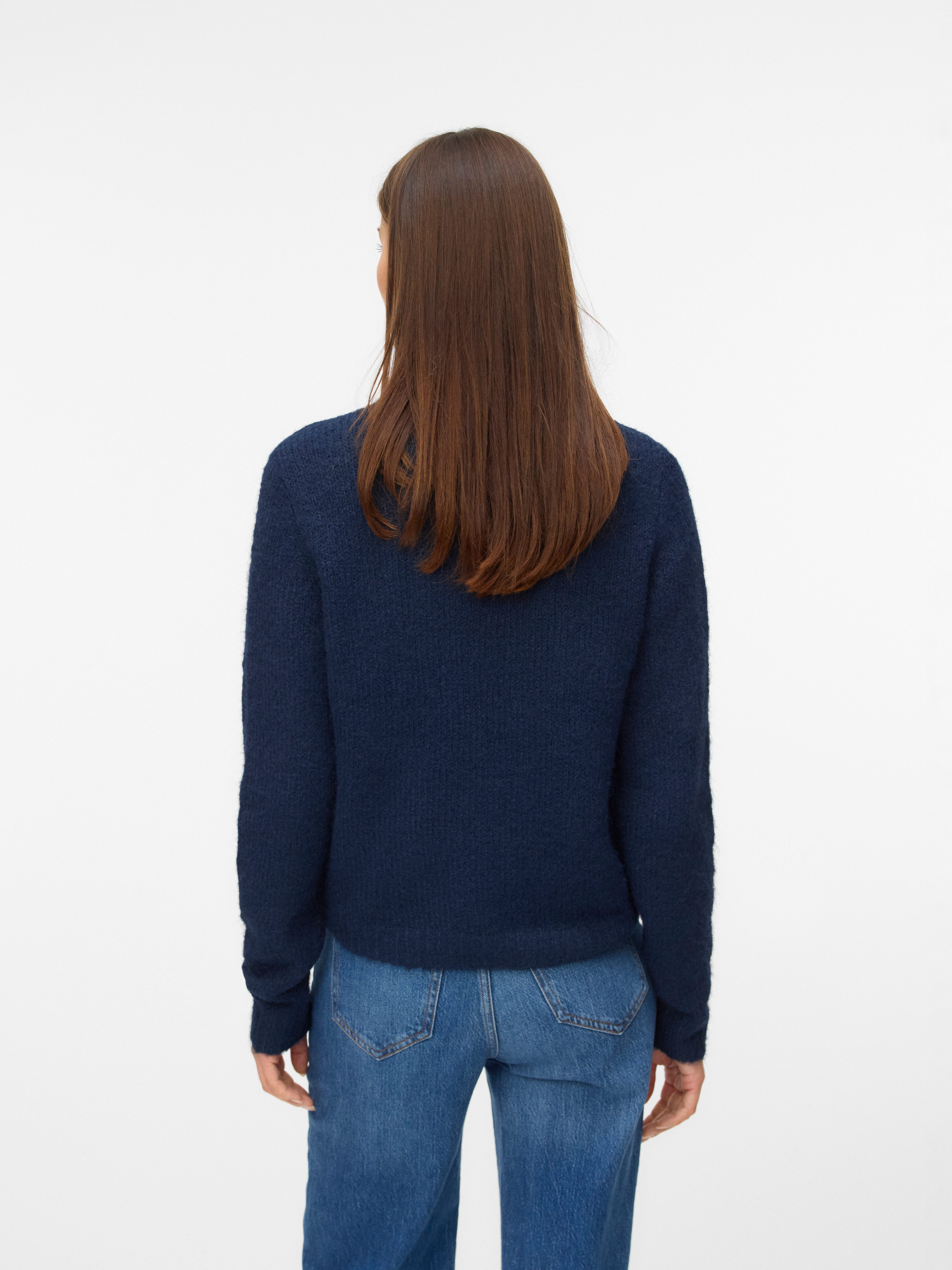 Vero Moda Strickpullover VMNOVAH LS O-NECK PULLOVER GA NOOS günstig online kaufen