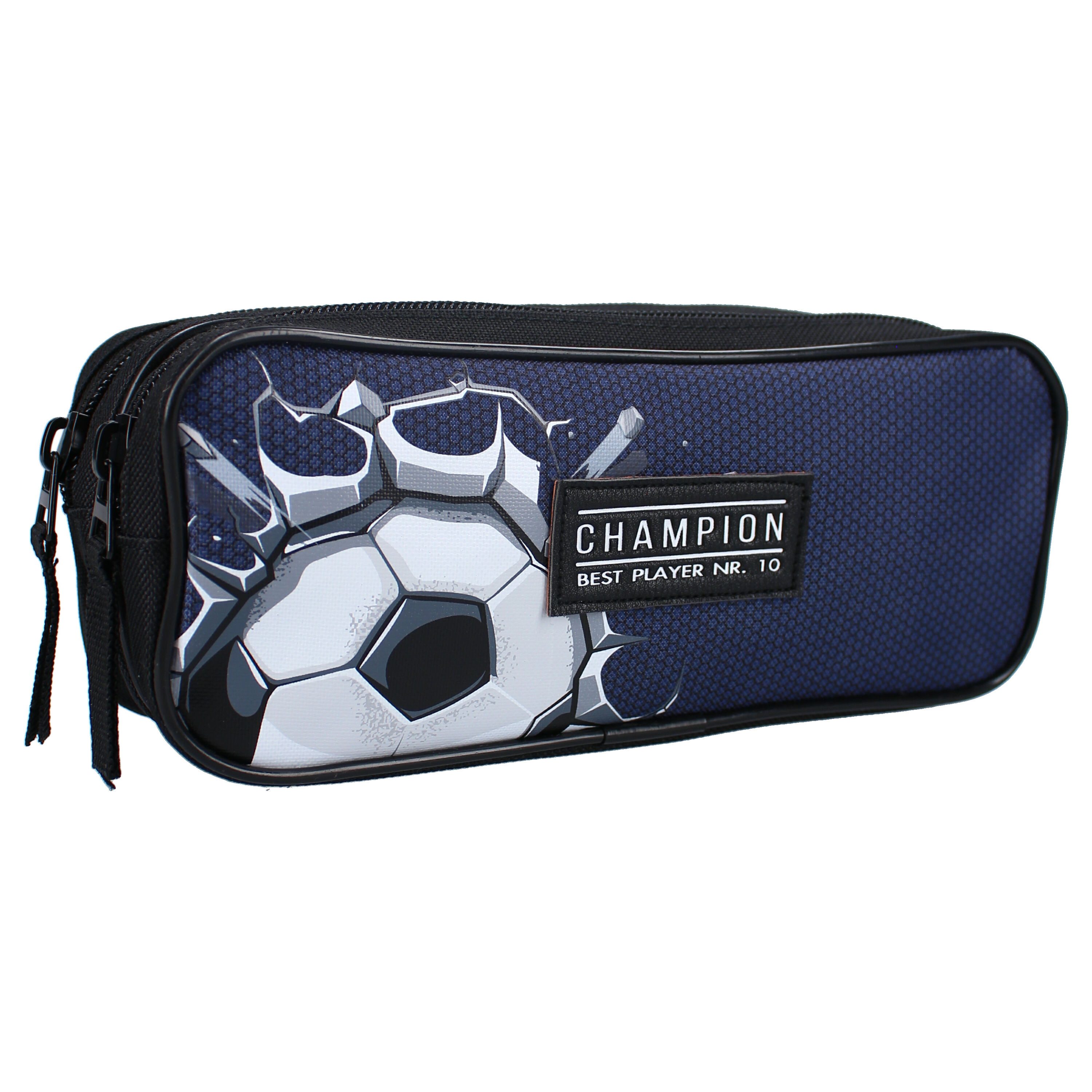 Skooter Federmäppchen Match Day Federmäppchen Kinder Schlampermäppchen für Schule 22 cm, (Packung)