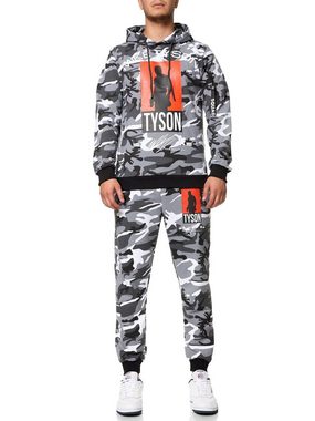 John Kayna Jogginganzug Herren Jogginganzug Mike Tyson Sportanzug Camouflage Trainingsanzug (Sportanzug Jogger Trainingsanzug), Fitness Freizeit Casual