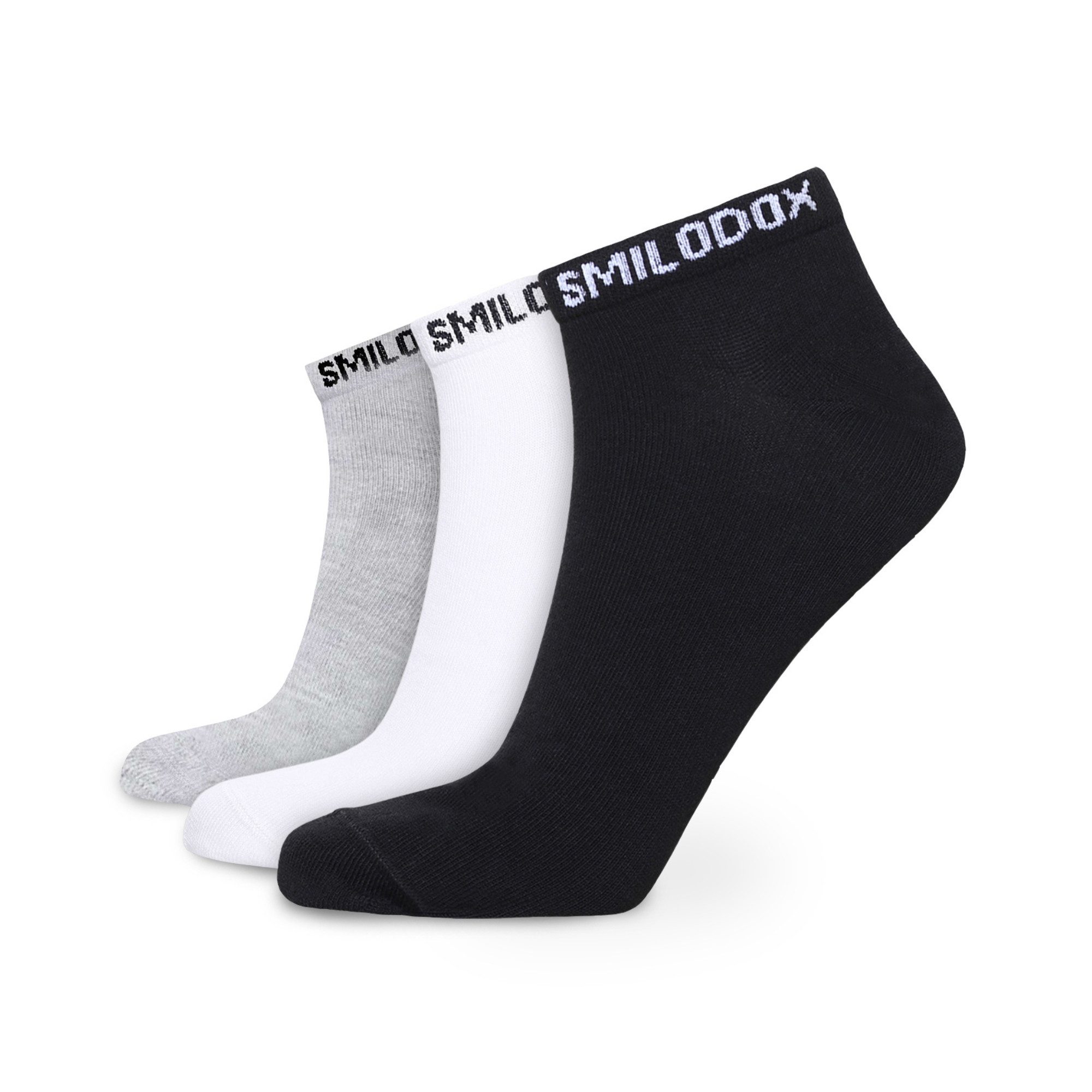Smilodox Tennissocken 3er Sneaker Socks günstig online kaufen