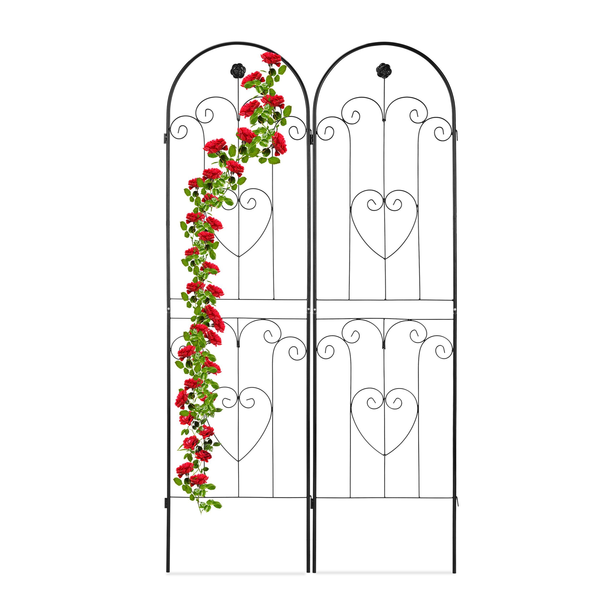 relaxdays Rankgitter Metall 2er Set günstig online kaufen