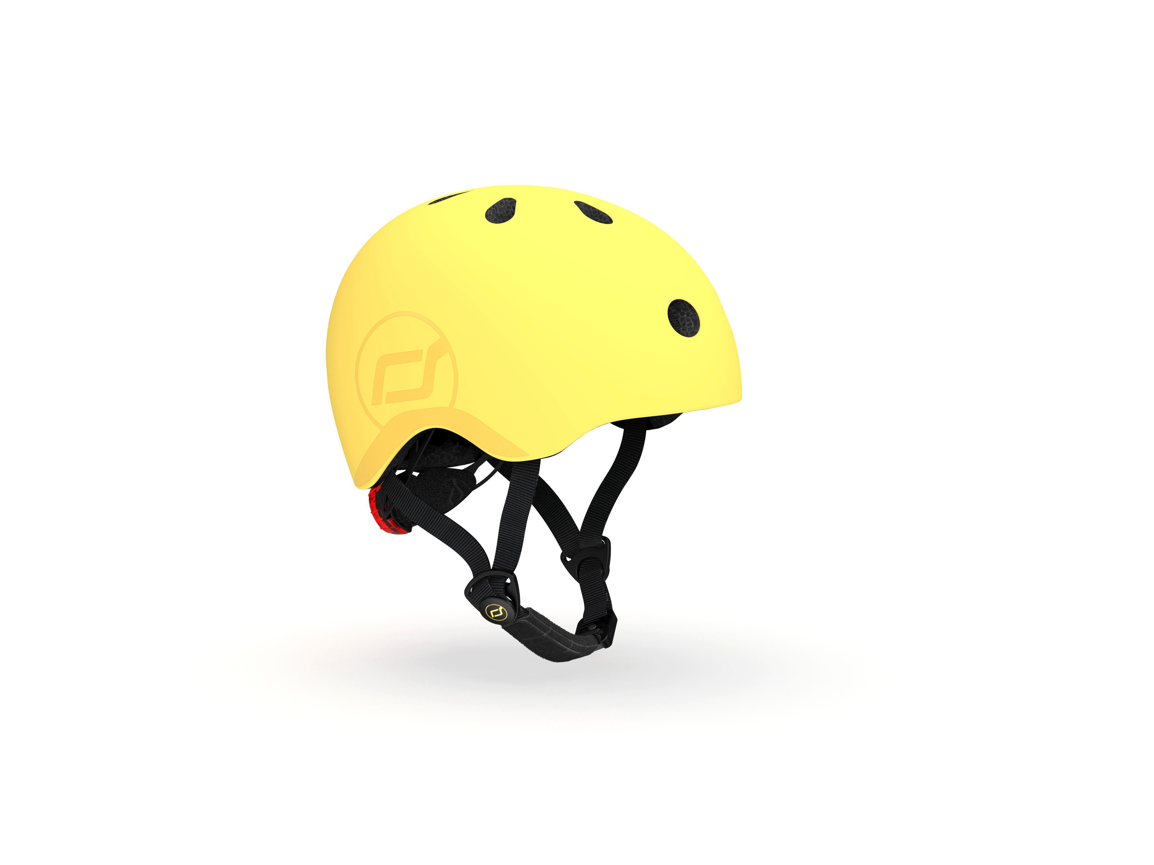 Scoot and Ride Kinderhelm S-M Lemon, für 1 - 3 Jahre 51 - 55 cm Schutzhelm Gelb