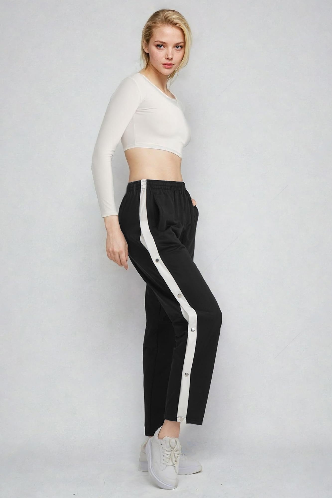 Kendindza Collection Jogginghose Knopfhose Jogginghose mit Druckknöpfen Spo günstig online kaufen