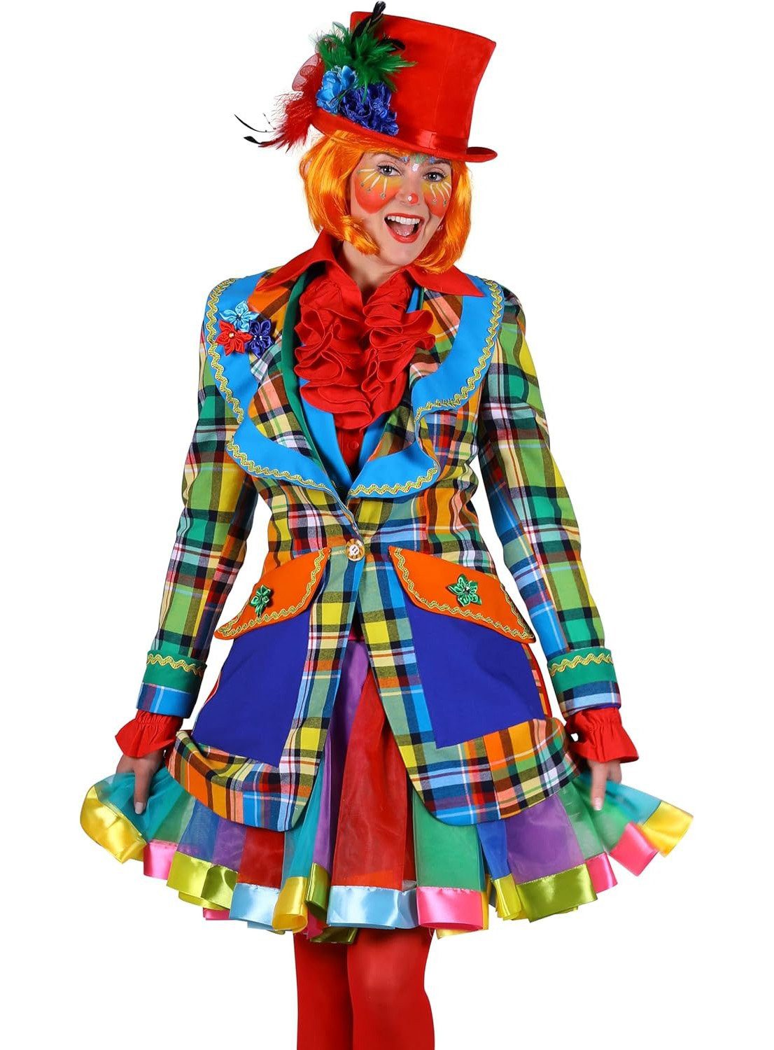 thetru Clown-Kostüm Clownsjacke für Frauen - Kostüm für Fasching und H, Kun günstig online kaufen
