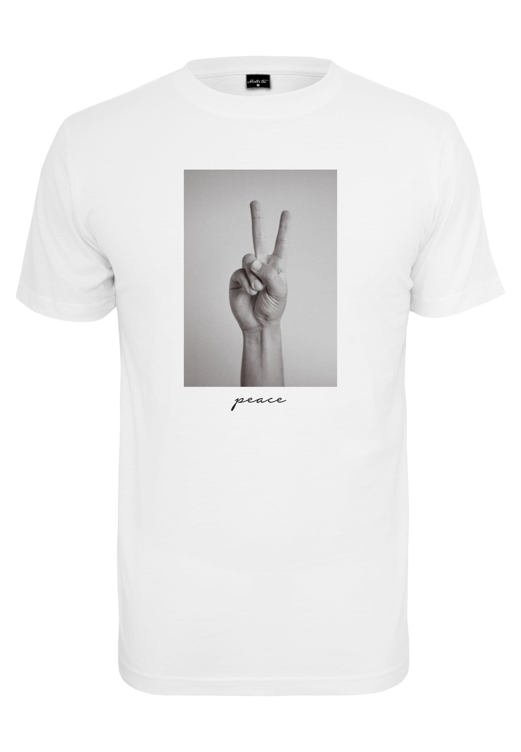MisterTee T-Shirt MisterTee Herren Peace Sign günstig online kaufen
