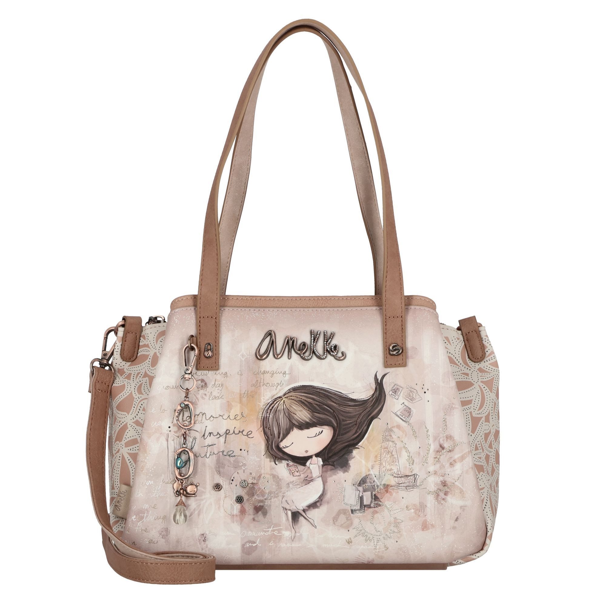Schultertasche Nature