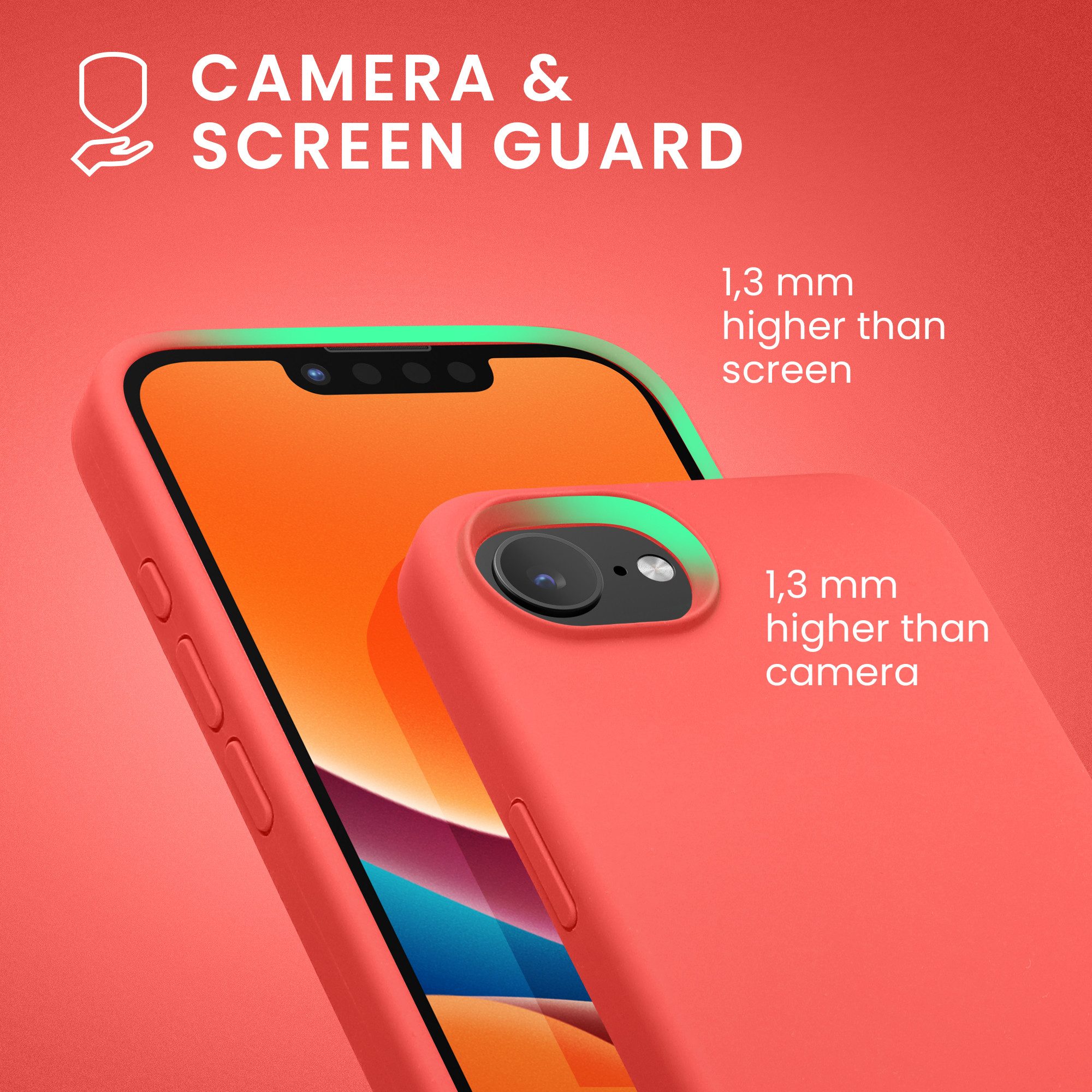 kwmobile Handyhülle Handyhülle für Apple iPhone 17e / iPhone 16e Hülle, Weiches Handy Silikon Case - Schutzhülle Cover – Bild 5 von 5