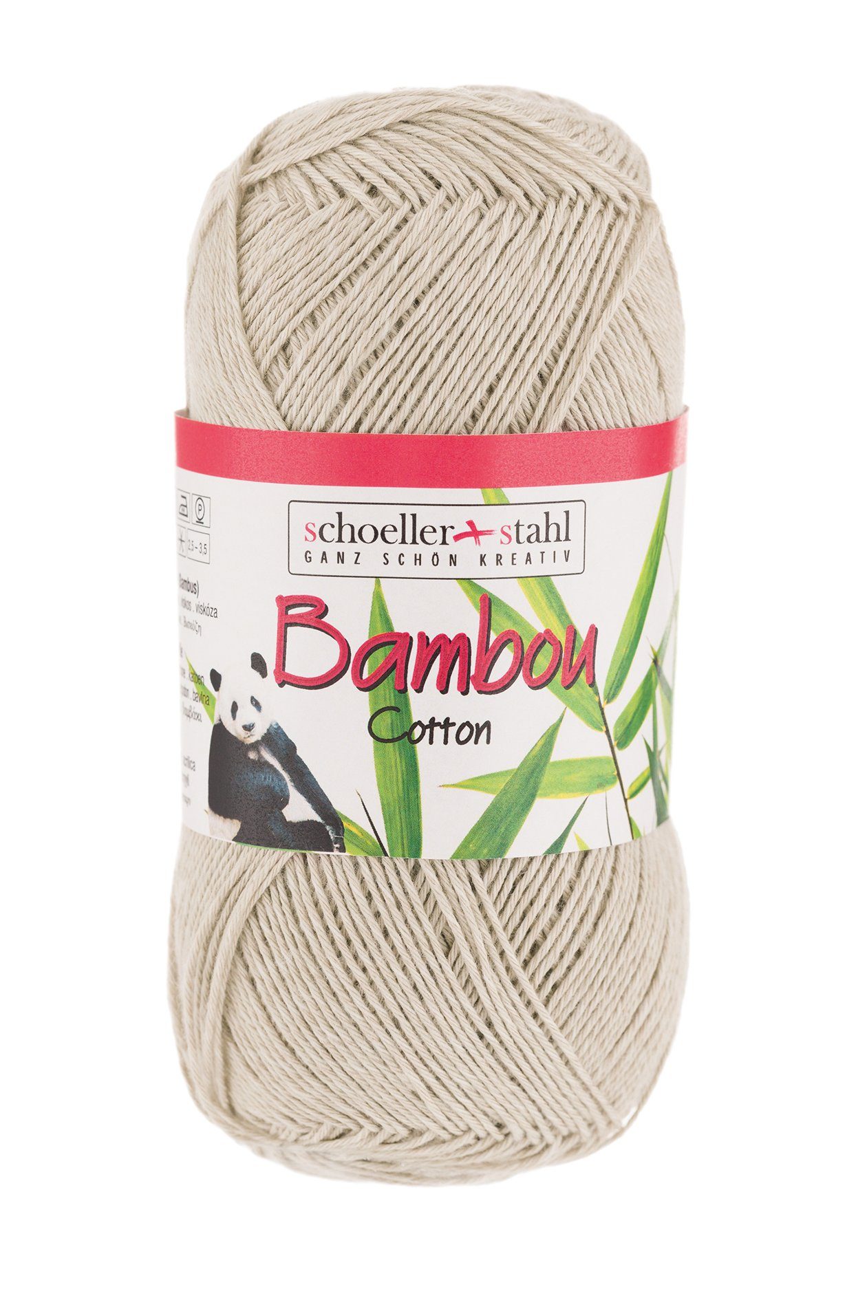 Schoeller + Stahl Garn Bambou Cotton Häkelwolle, 400,00 m, 14 klassische und leuchtende Farben