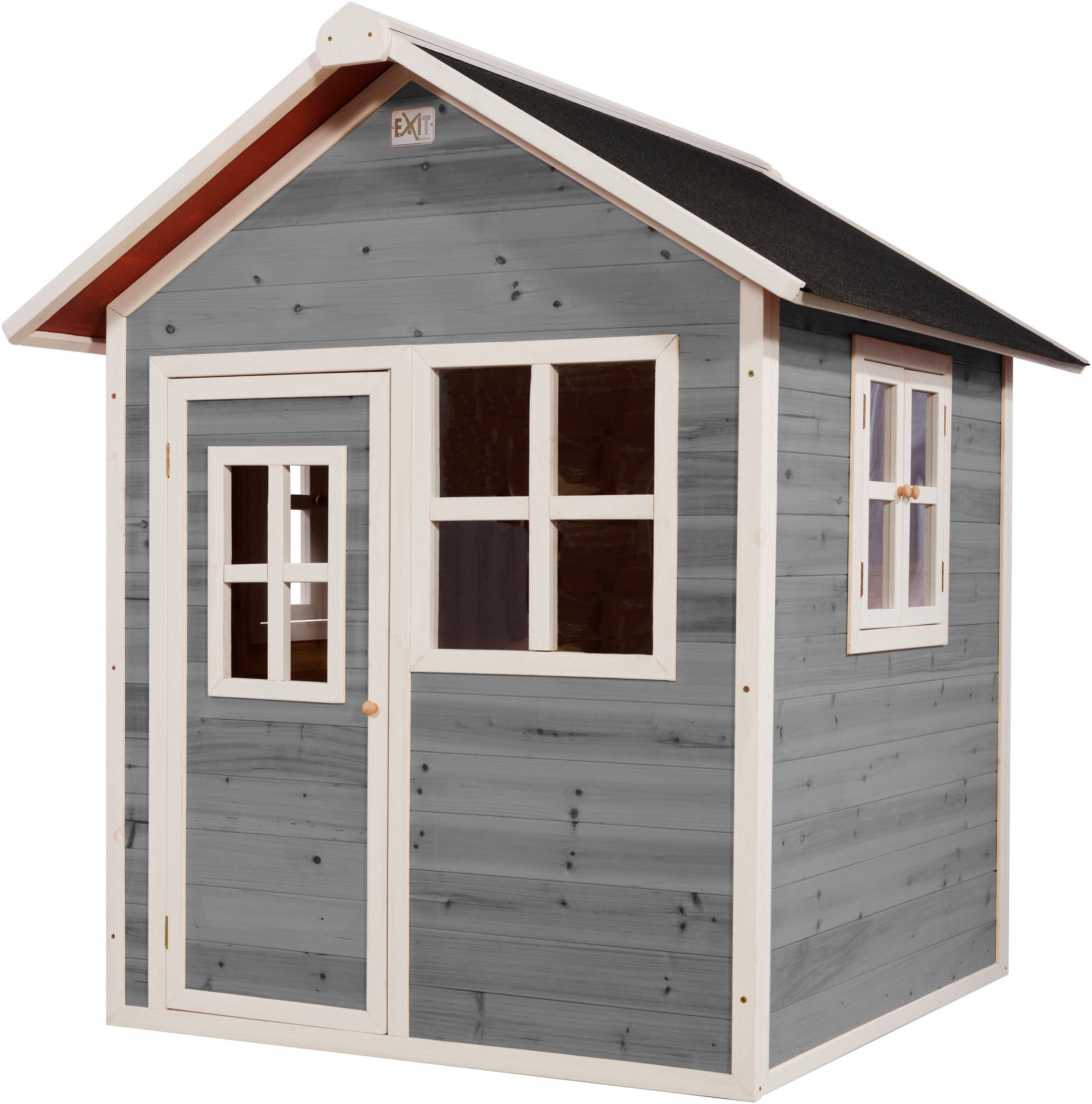 EXIT Spielhaus Loft 100, grau, FSC® - schützt Wald