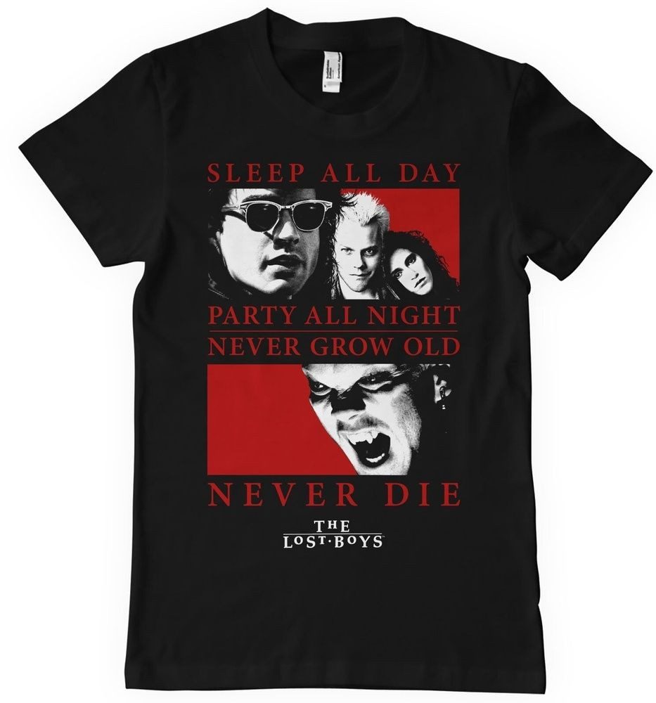 T-Shirt Sleep All Day Party All Night Big Tall T-Shirt