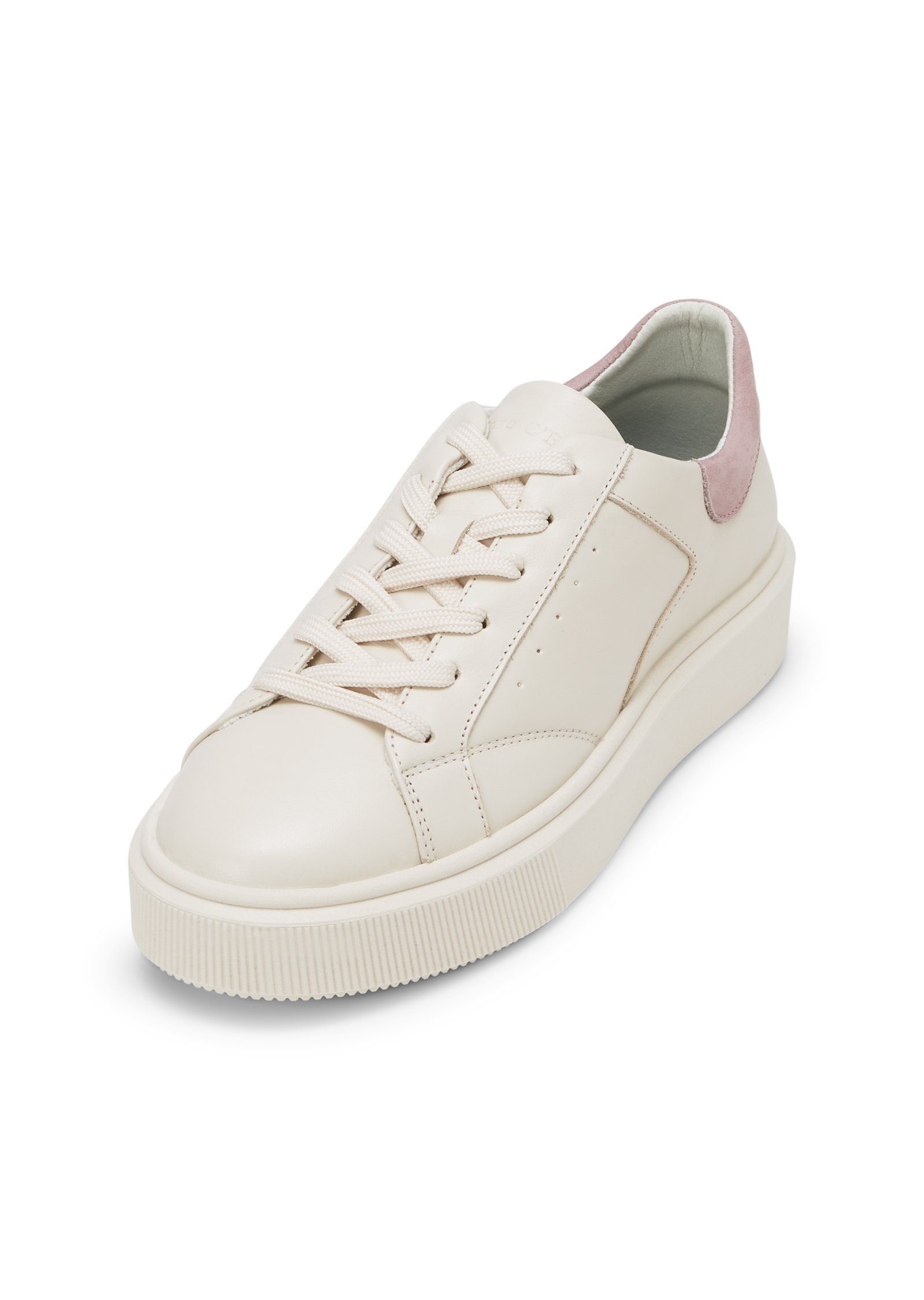 Marc O'Polo aus hochwertigem Rindsleder Sneaker white