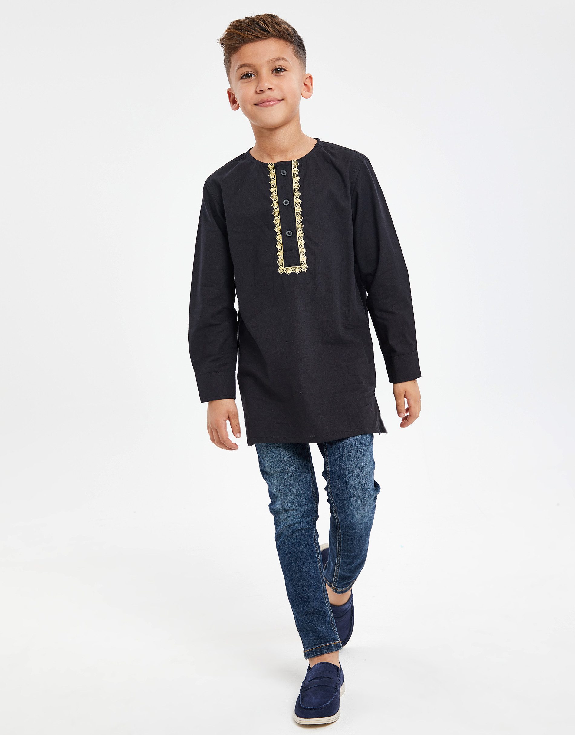 Threadboys Langarmhemd TBB Woven Eid Walsh (1-tlg) im tollen Design
