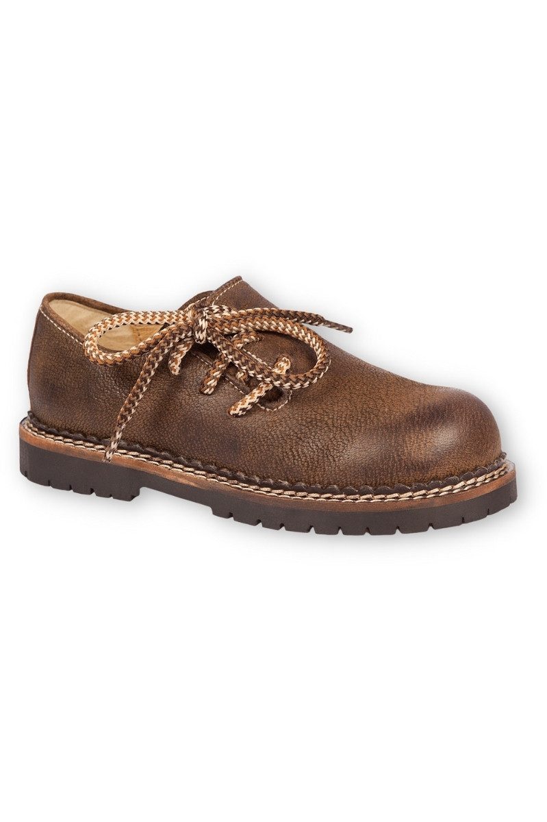 Spieth & Wensky Haferlschuhe Kinder - MAXI - nubuk gespeckt Sneaker Ballerinas