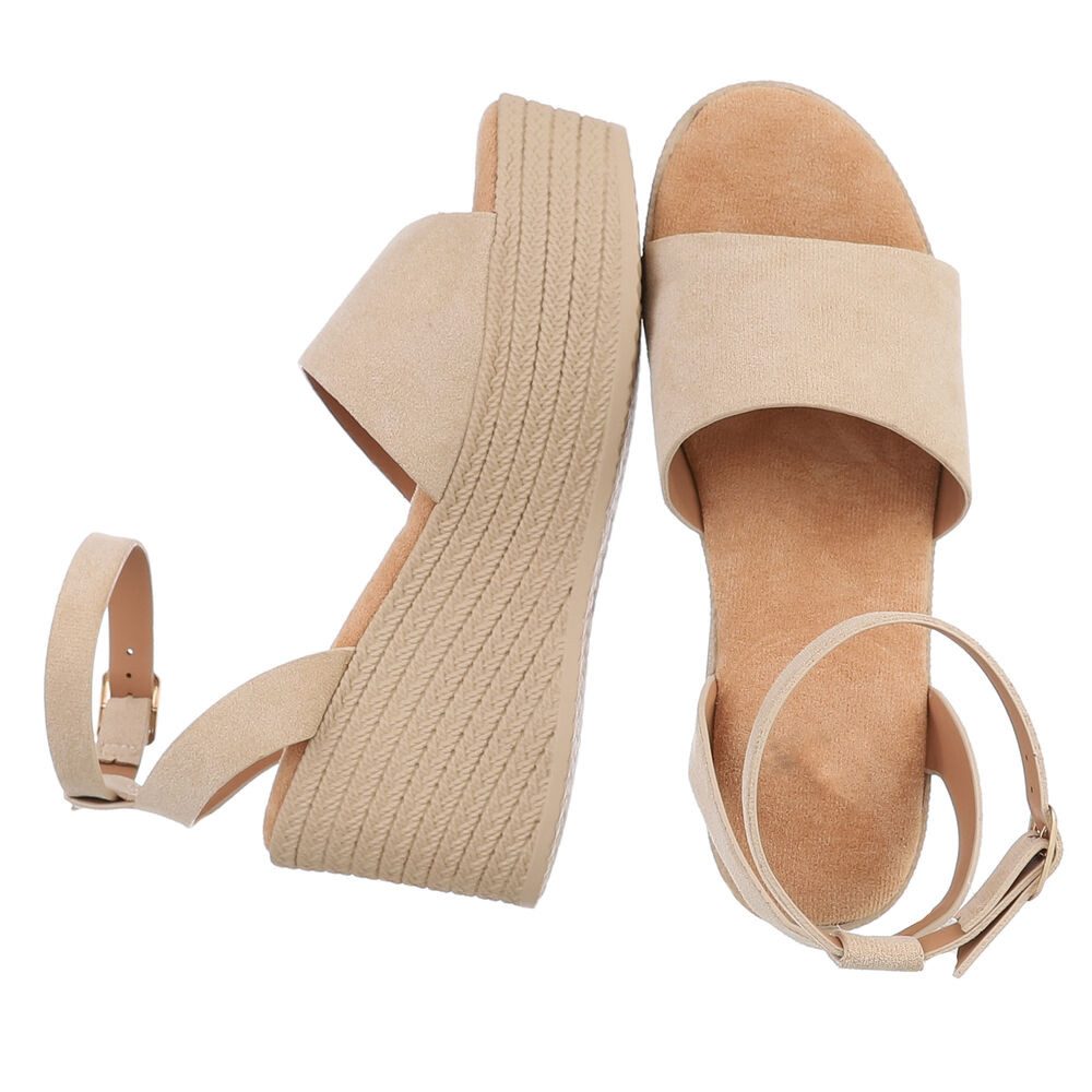 Ital-Design Elegante Komfort-Sandalen mit Plateau für günstig online kaufen