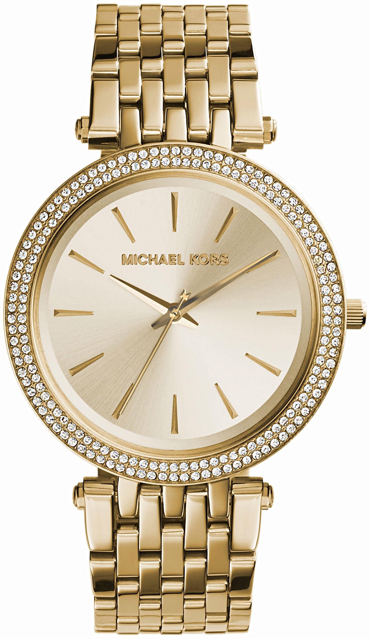 MICHAEL KORS Quarzuhr DARCI, MK3191, Armbanduhr, Damenuhr, Glassteine