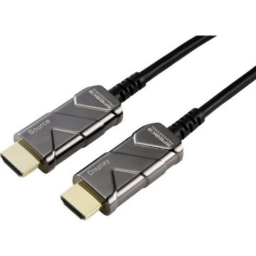 SpeaKa Professional optisches HDMI-Kabel (AOC) aktiv 8K 15 m HDMI-Kabel, Ultra HD (8K)