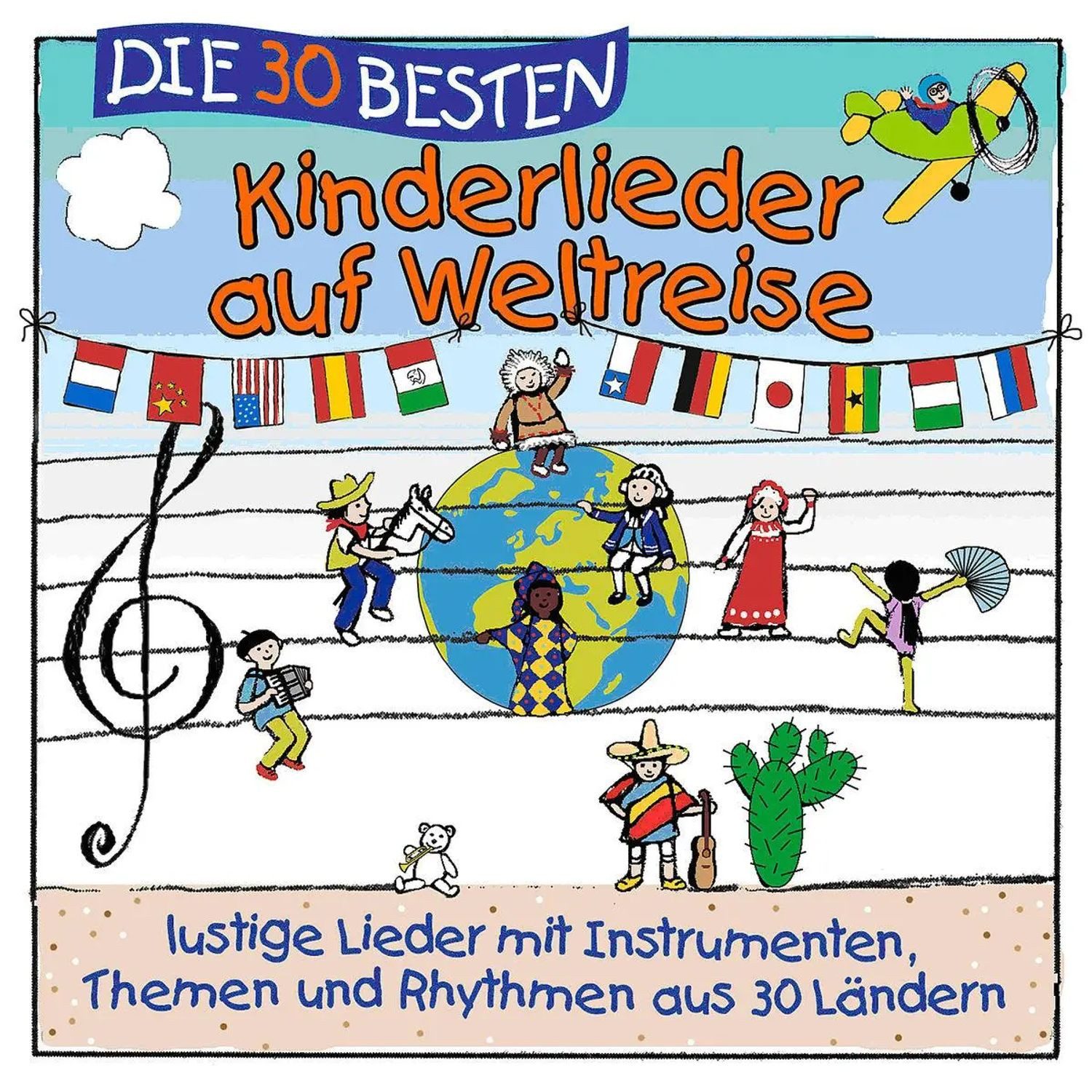 Hörspiel Lamp & Leute - Die 30 besten Kinderlieder auf Weltreise