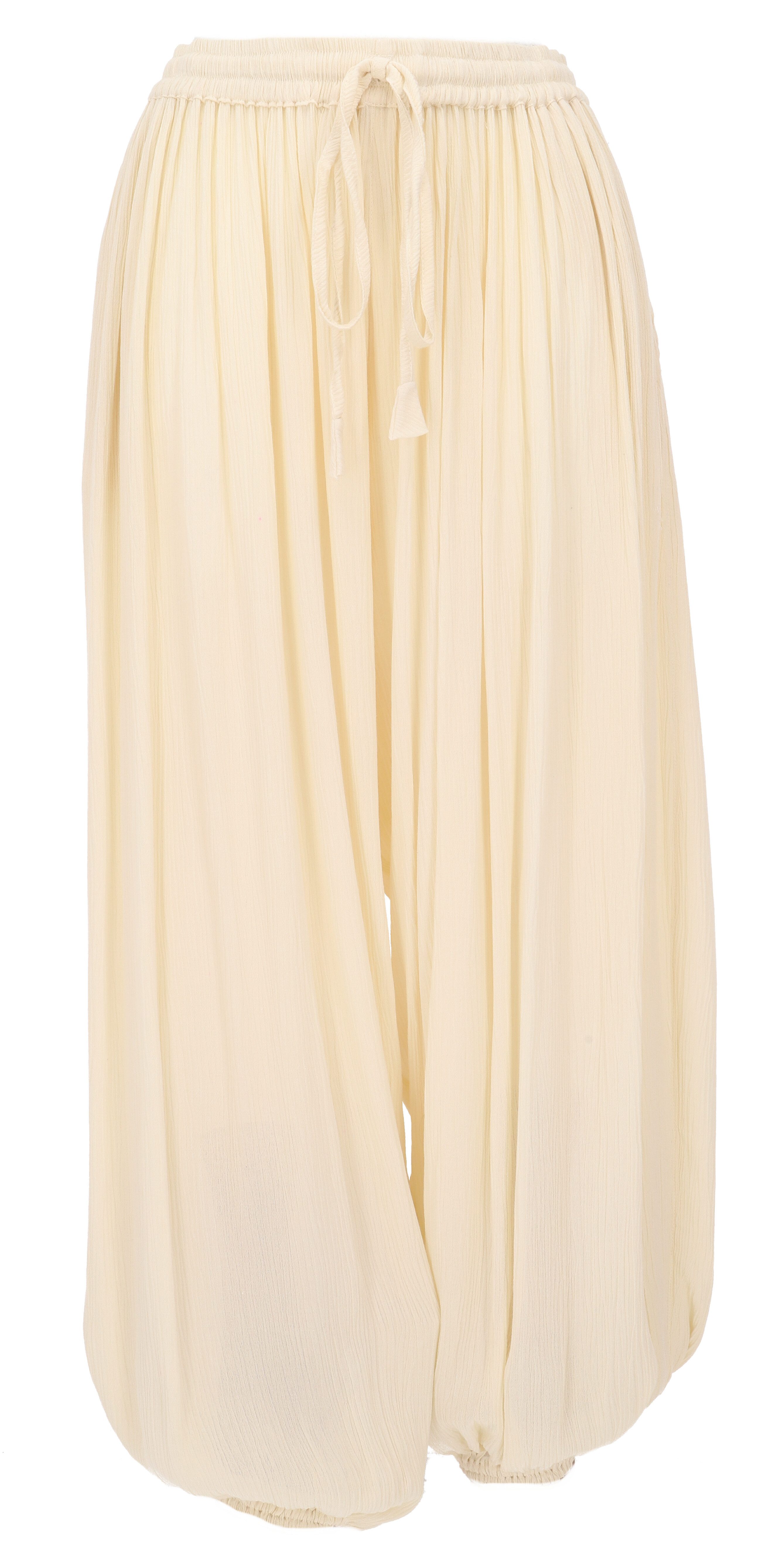 Guru-Shop Relaxhose Boho Pluderhose, Muckhose, Haremshose Viskose.. Ethno Style, alternative Bekleidung
