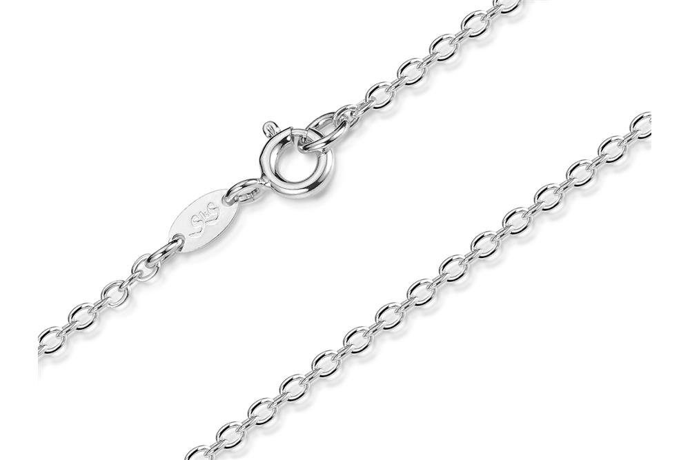 Silberkette Erbskette 2mm - 925 Silber, Länge wählbar von 38-120cm
